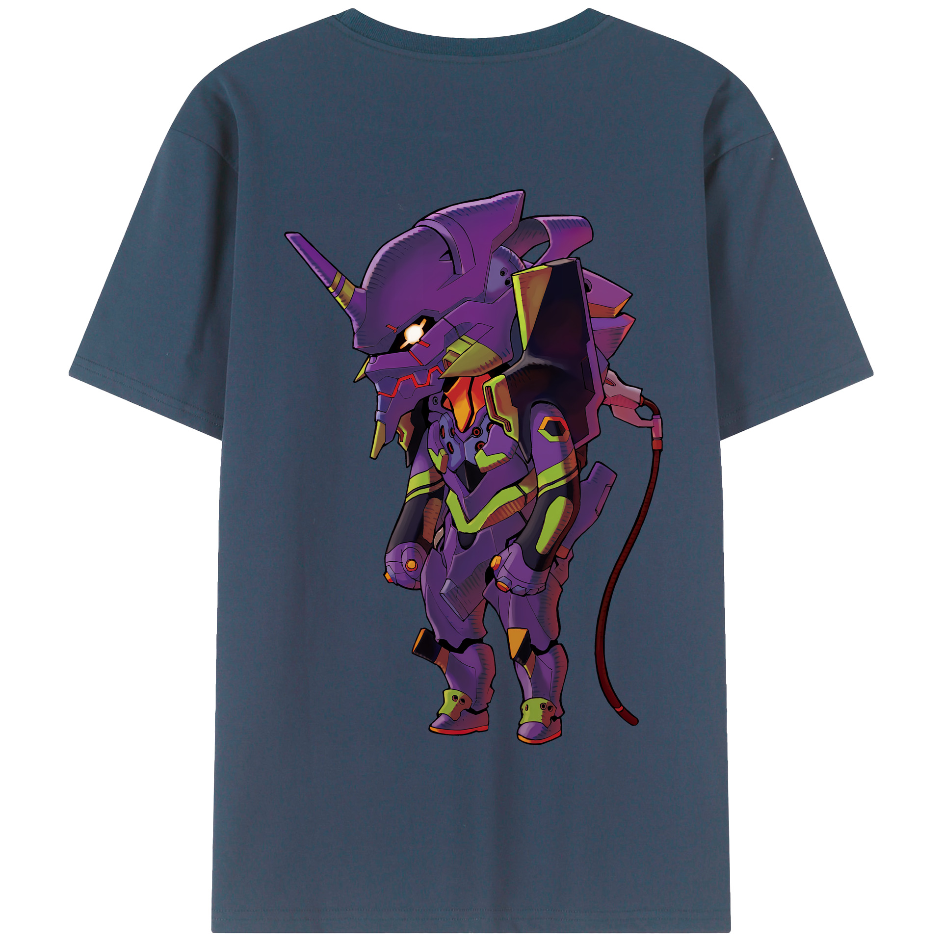 （画像用） EVA 新世紀エヴァンゲリオン 綿100％半袖Tシャツ（背面プリント）