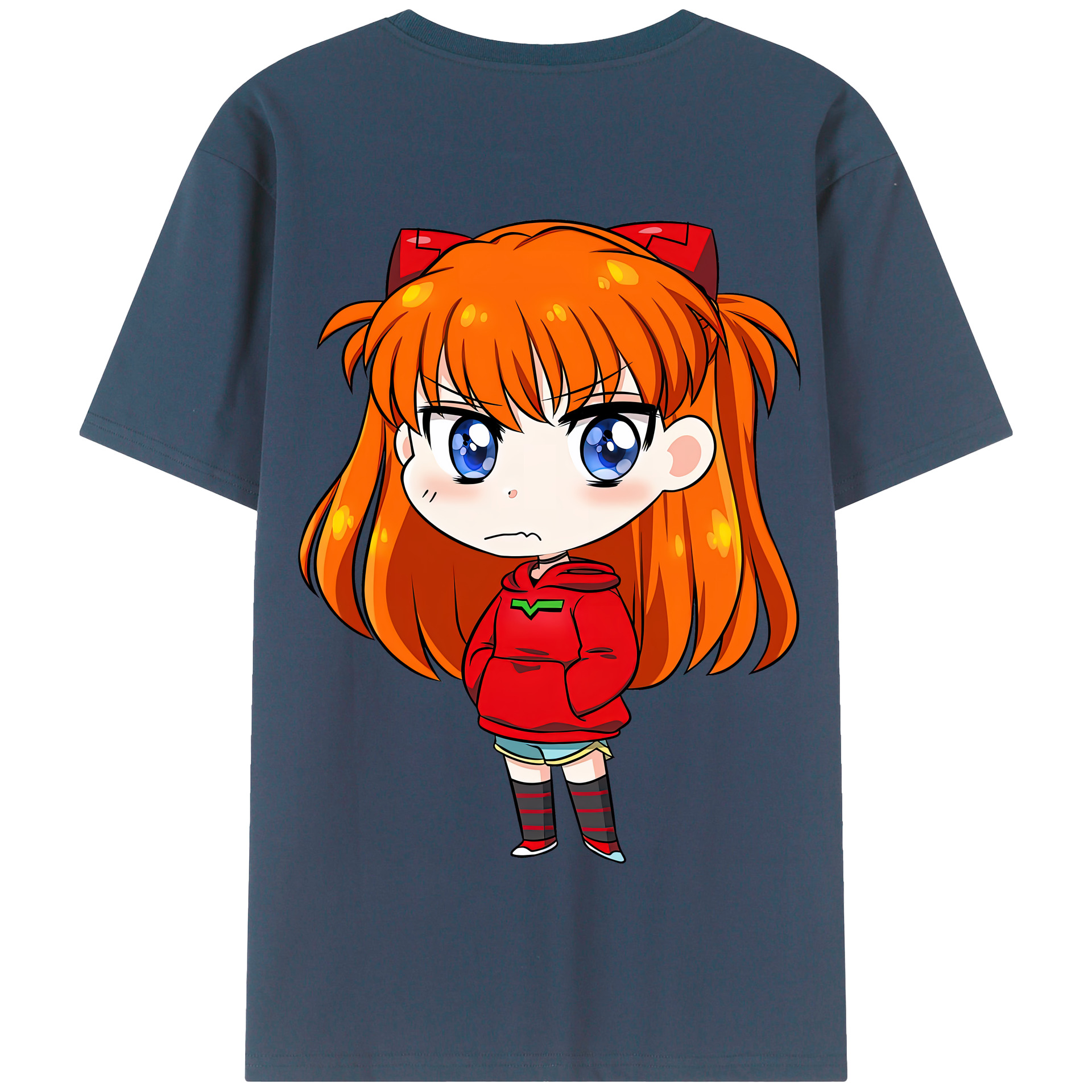 （画像用） EVA 新世紀エヴァンゲリオン 綿100％半袖Tシャツ（背面プリント）