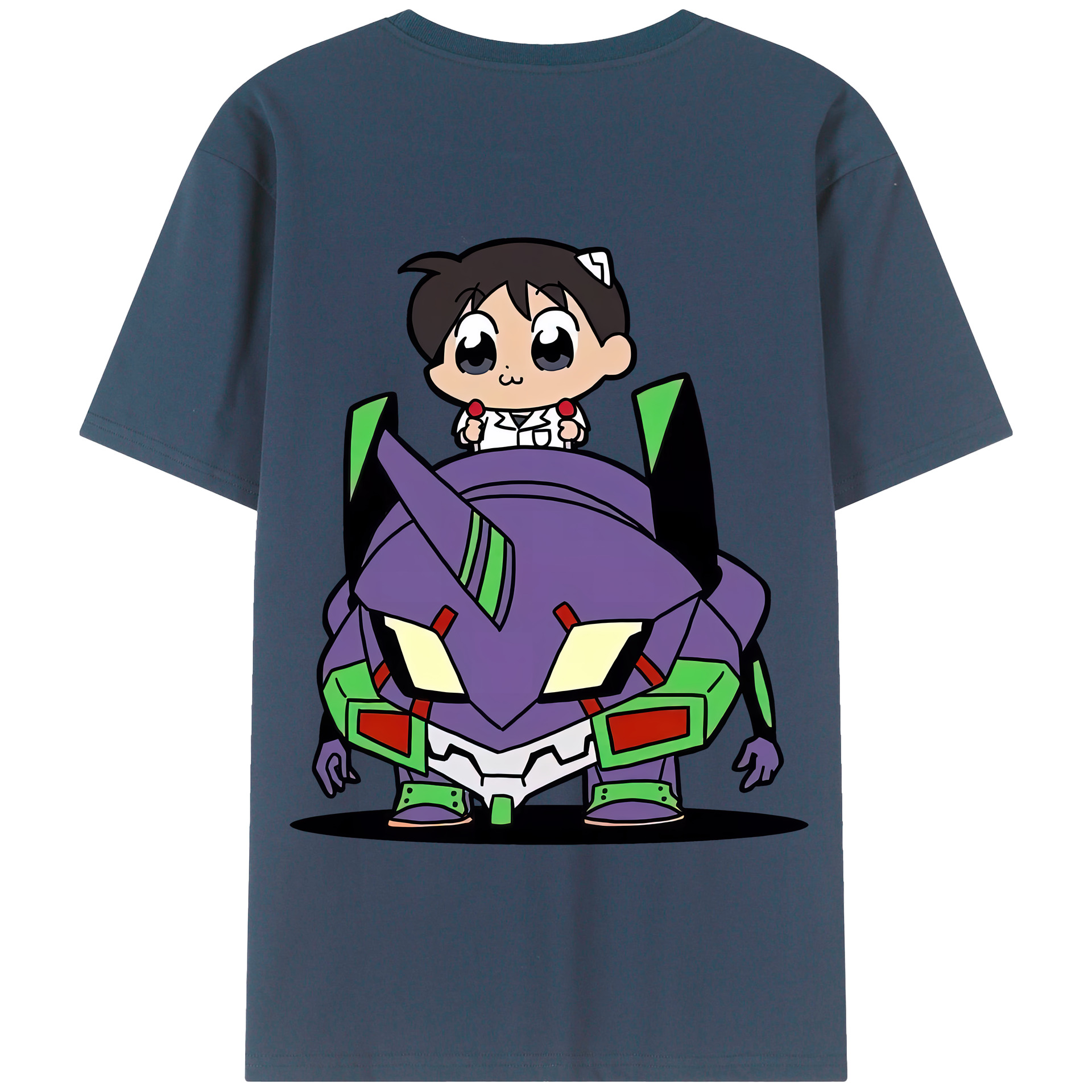 （画像用） EVA 新世紀エヴァンゲリオン 綿100％半袖Tシャツ（背面プリント）