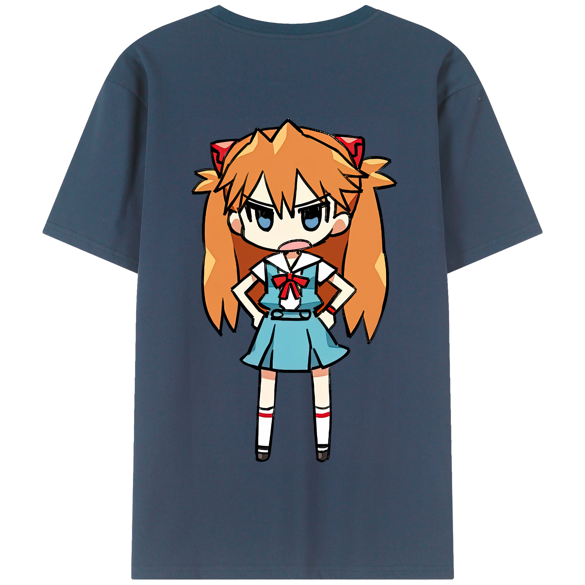 （画像用） EVA 新世紀エヴァンゲリオン 綿100％半袖Tシャツ（背面プリント）