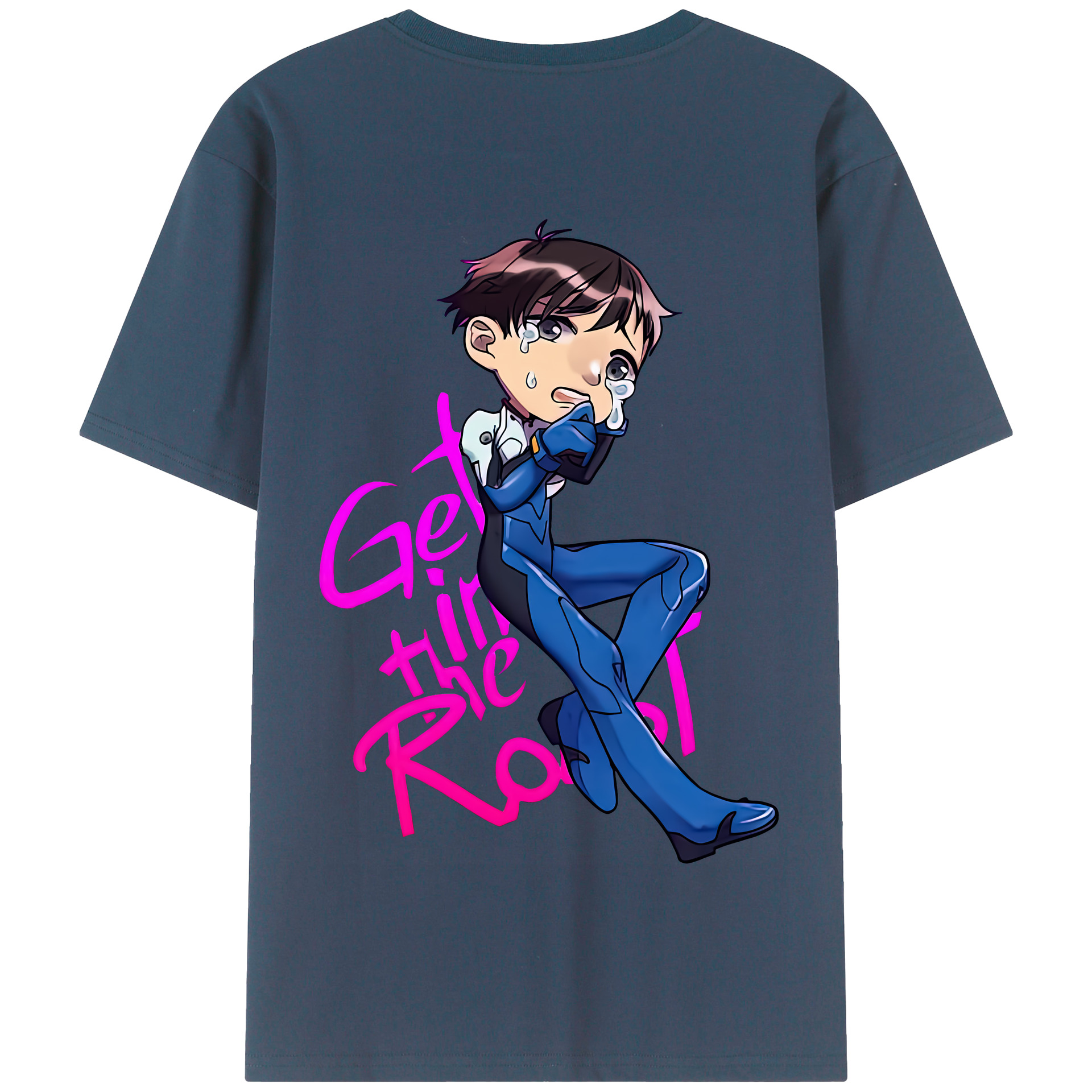 （画像用） EVA 新世紀エヴァンゲリオン 綿100％半袖Tシャツ（背面プリント）