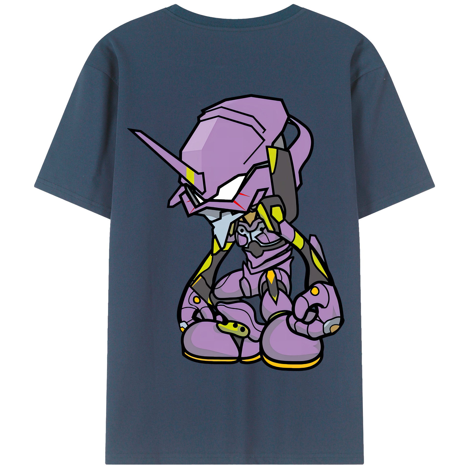 （画像用） EVA 新世紀エヴァンゲリオン 綿100％半袖Tシャツ（背面プリント）