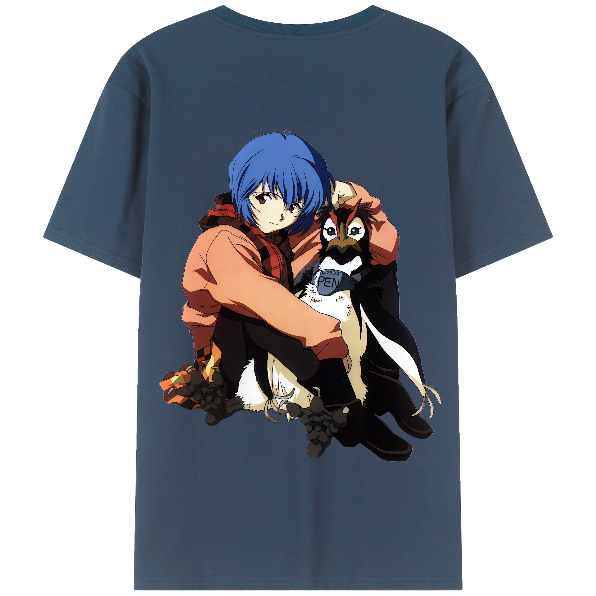 （画像用） EVA 新世紀エヴァンゲリオン 綿100％半袖Tシャツ（背面プリント）