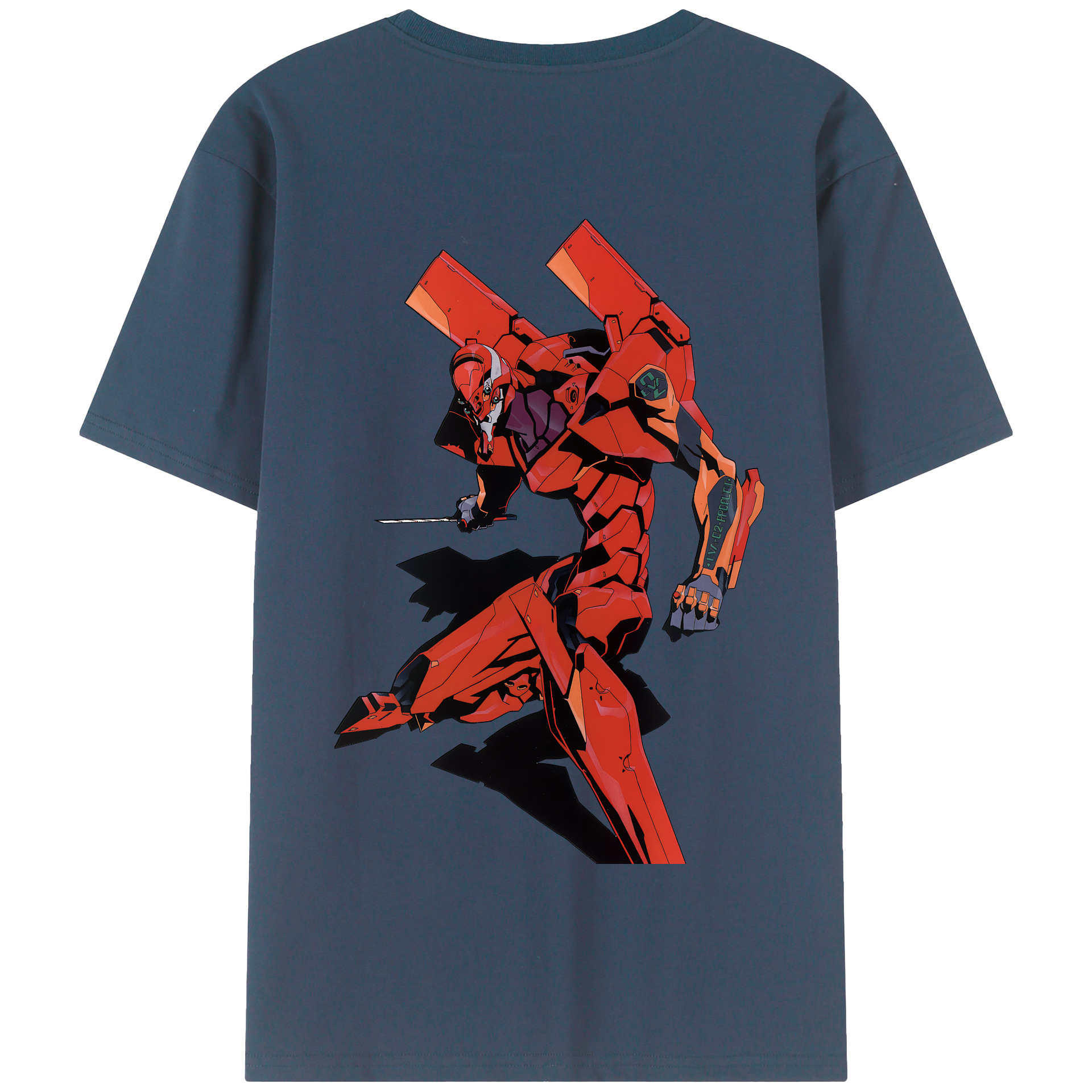 （画像用） EVA 新世紀エヴァンゲリオン 綿100％半袖Tシャツ（背面プリント）