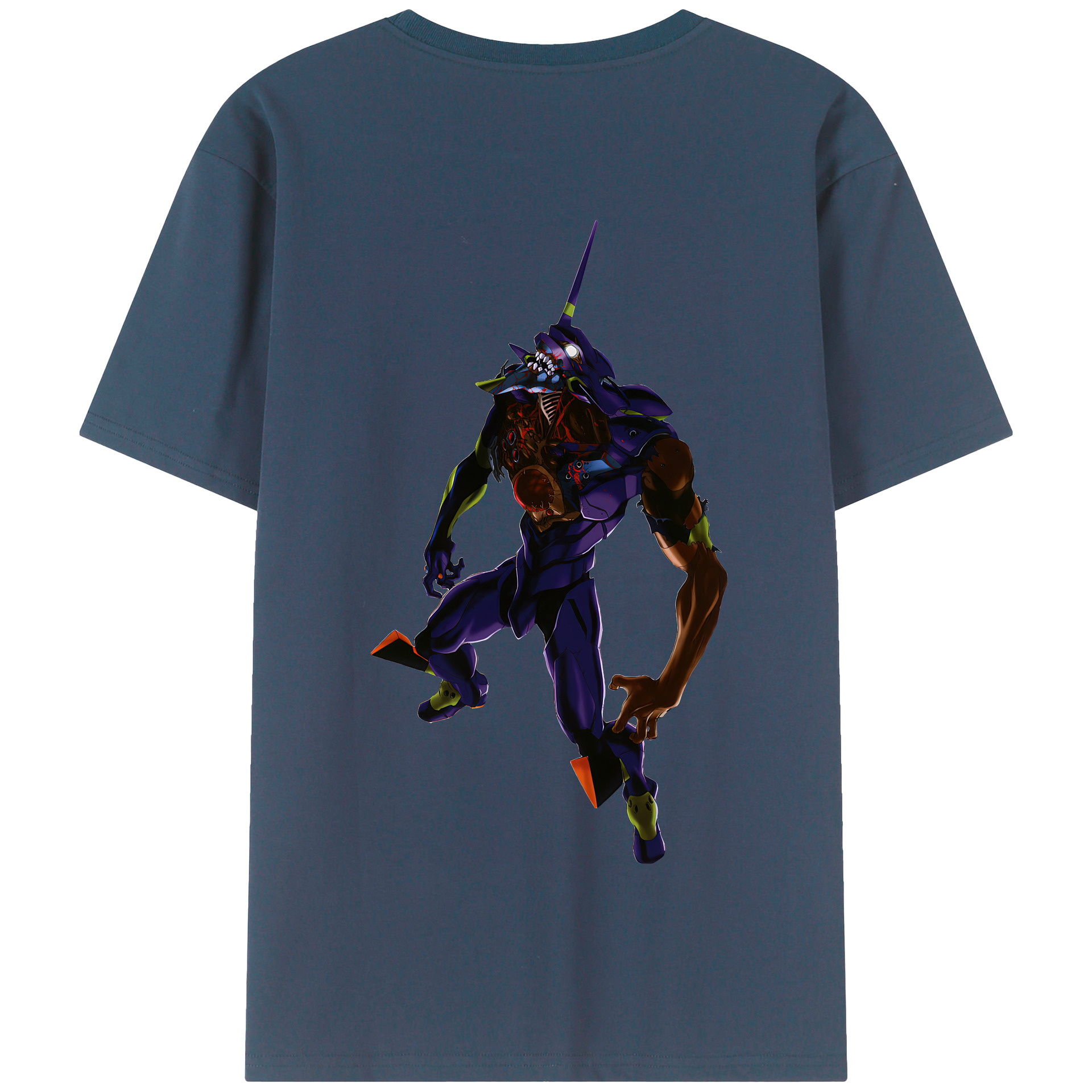 （画像用） EVA 新世紀エヴァンゲリオン 綿100％半袖Tシャツ（背面プリント）