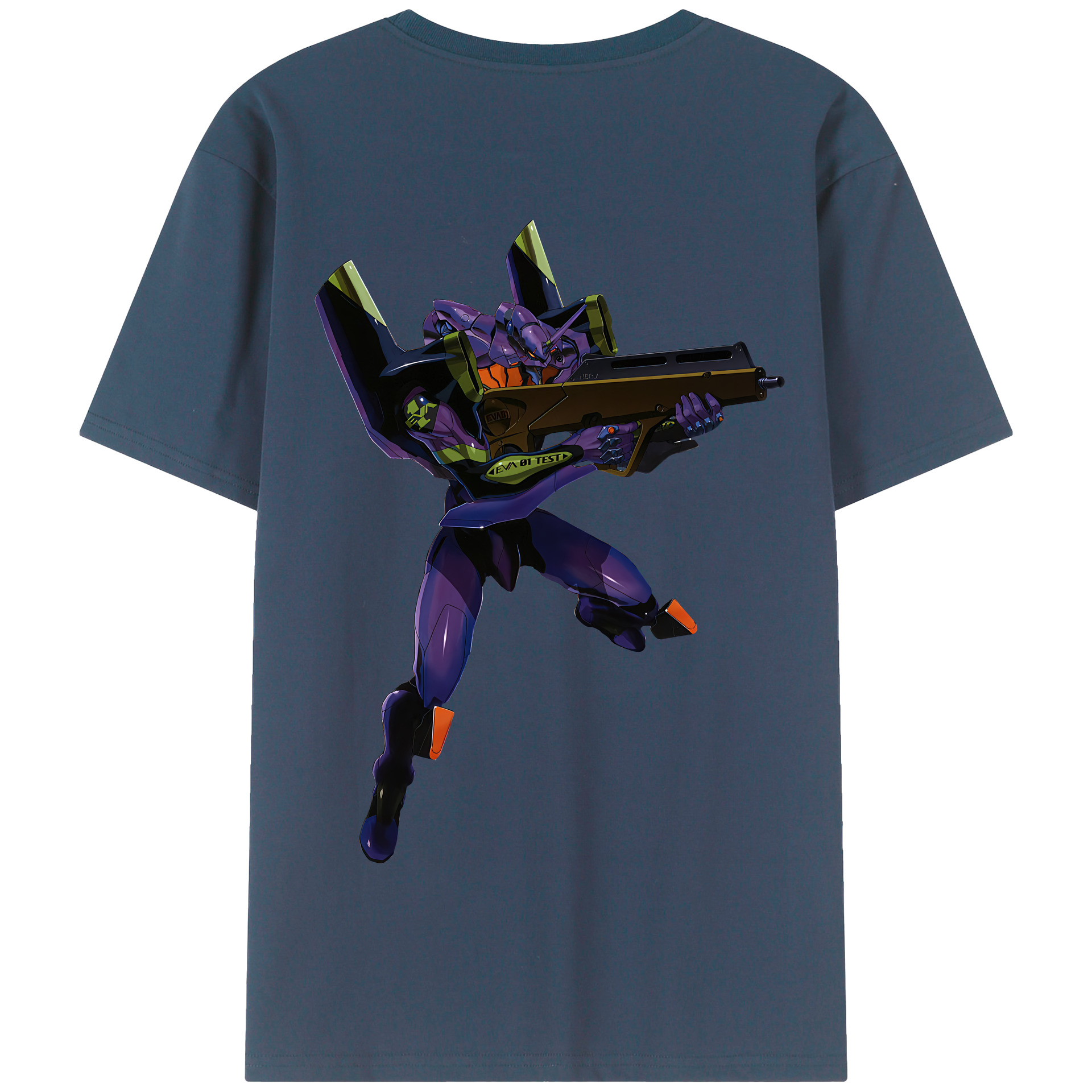 （画像用） EVA 新世紀エヴァンゲリオン 綿100％半袖Tシャツ（背面プリント）