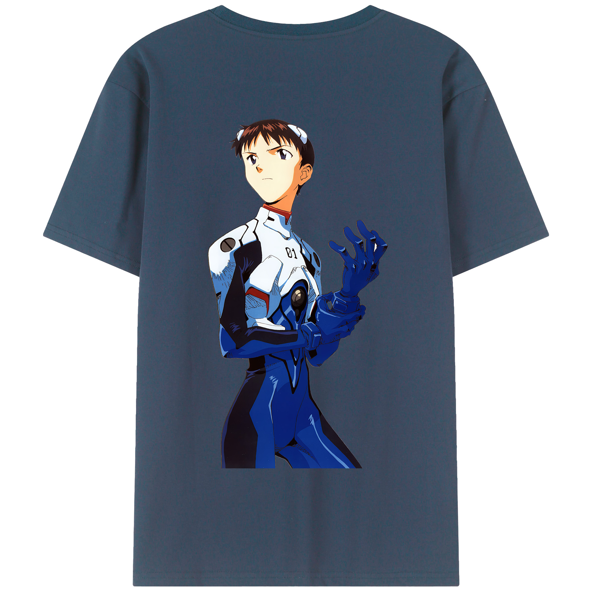 （画像用） EVA 新世紀エヴァンゲリオン 綿100％半袖Tシャツ（背面プリント）