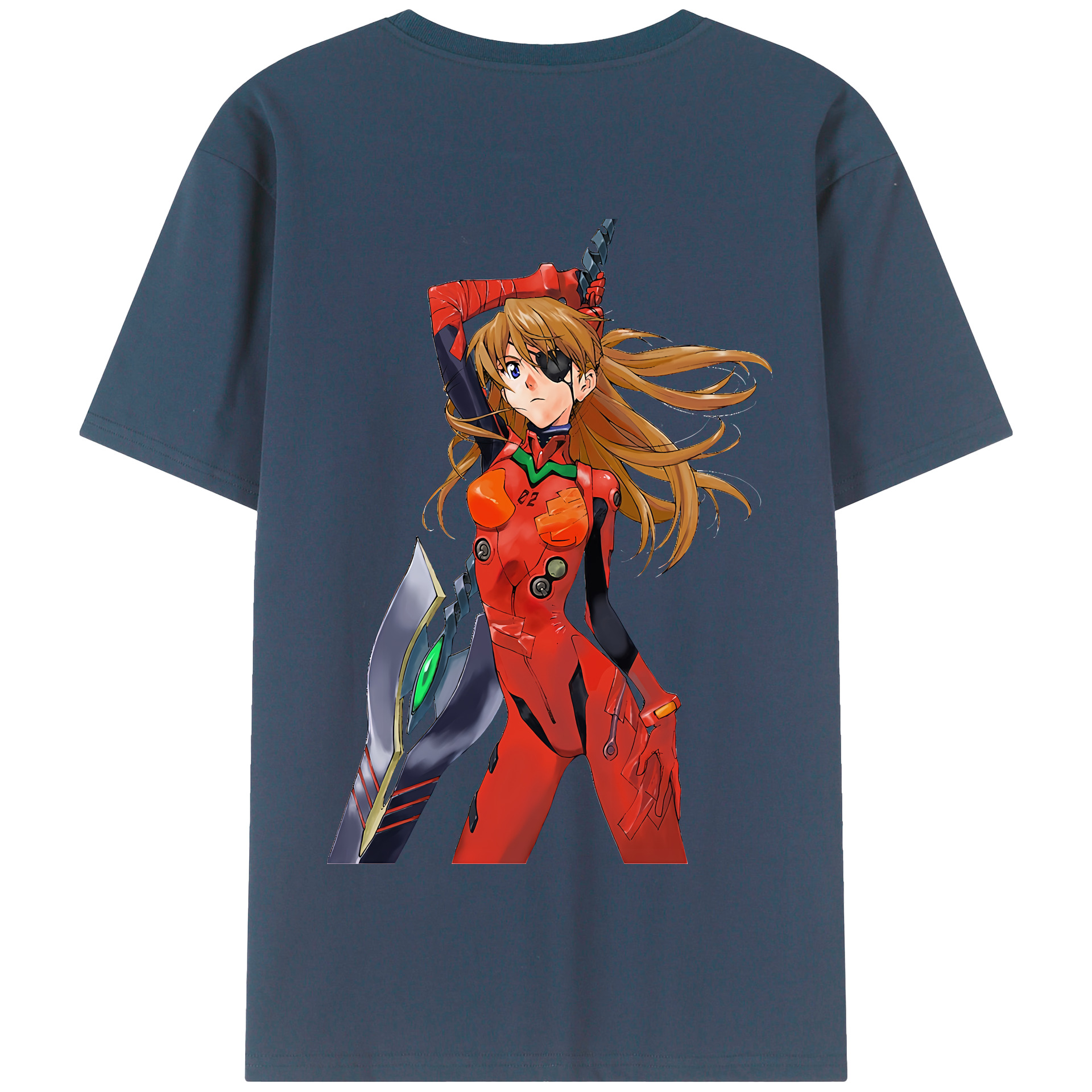 （画像用） EVA 新世紀エヴァンゲリオン 綿100％半袖Tシャツ（背面プリント）