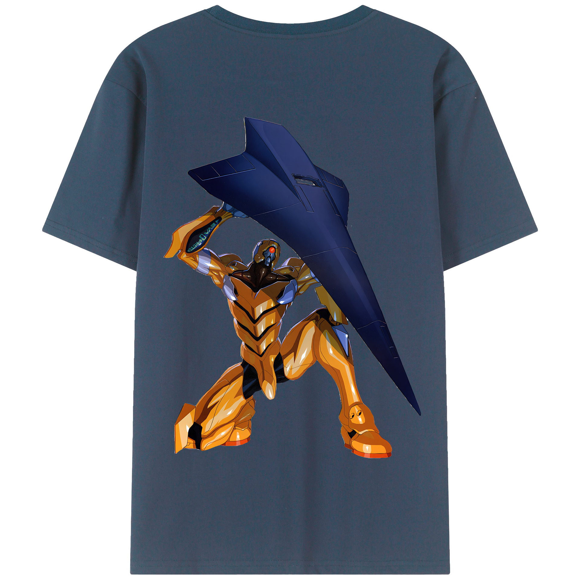 （画像用） EVA 新世紀エヴァンゲリオン 綿100％半袖Tシャツ（背面プリント）