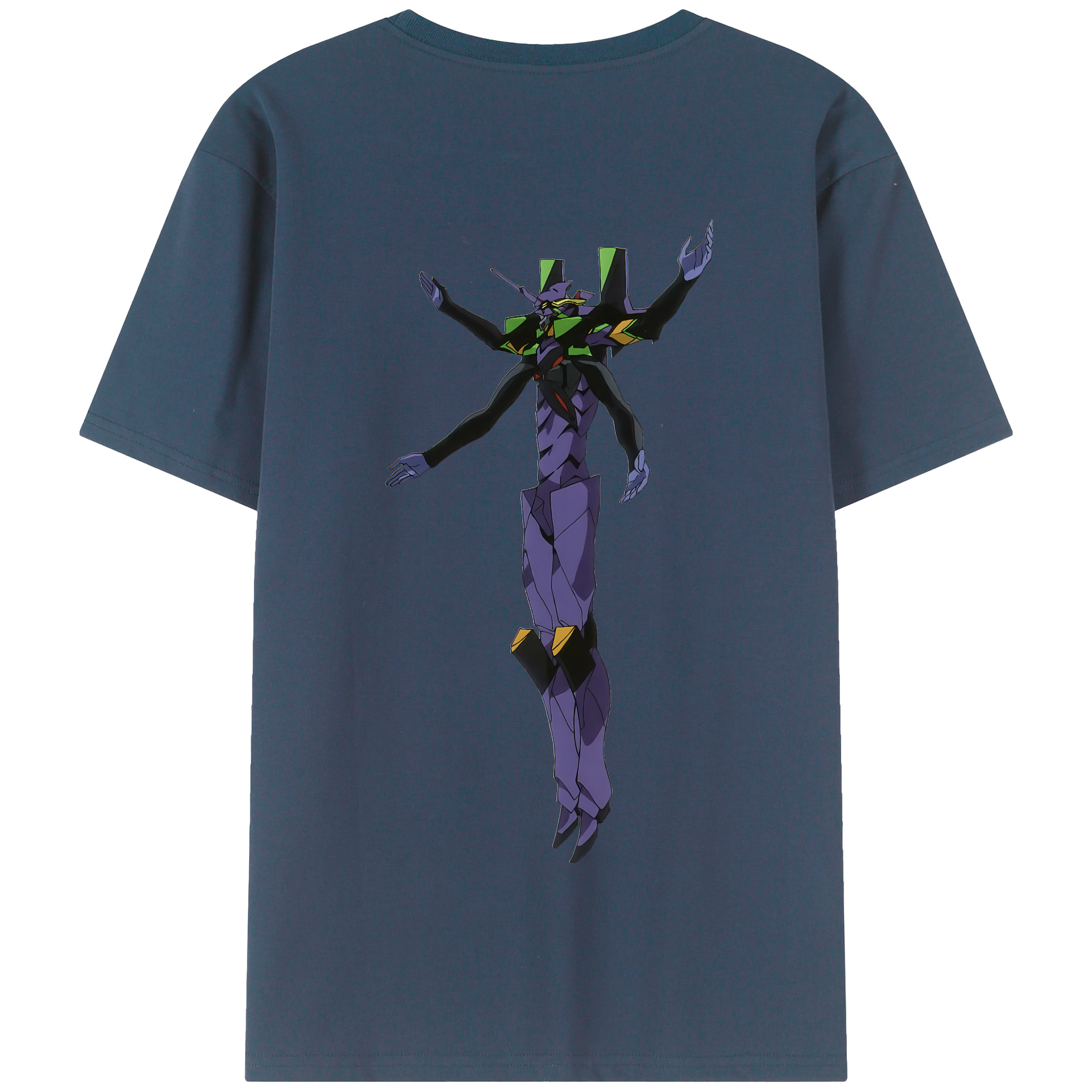 （画像用） EVA 新世紀エヴァンゲリオン 綿100％半袖Tシャツ（背面プリント）
