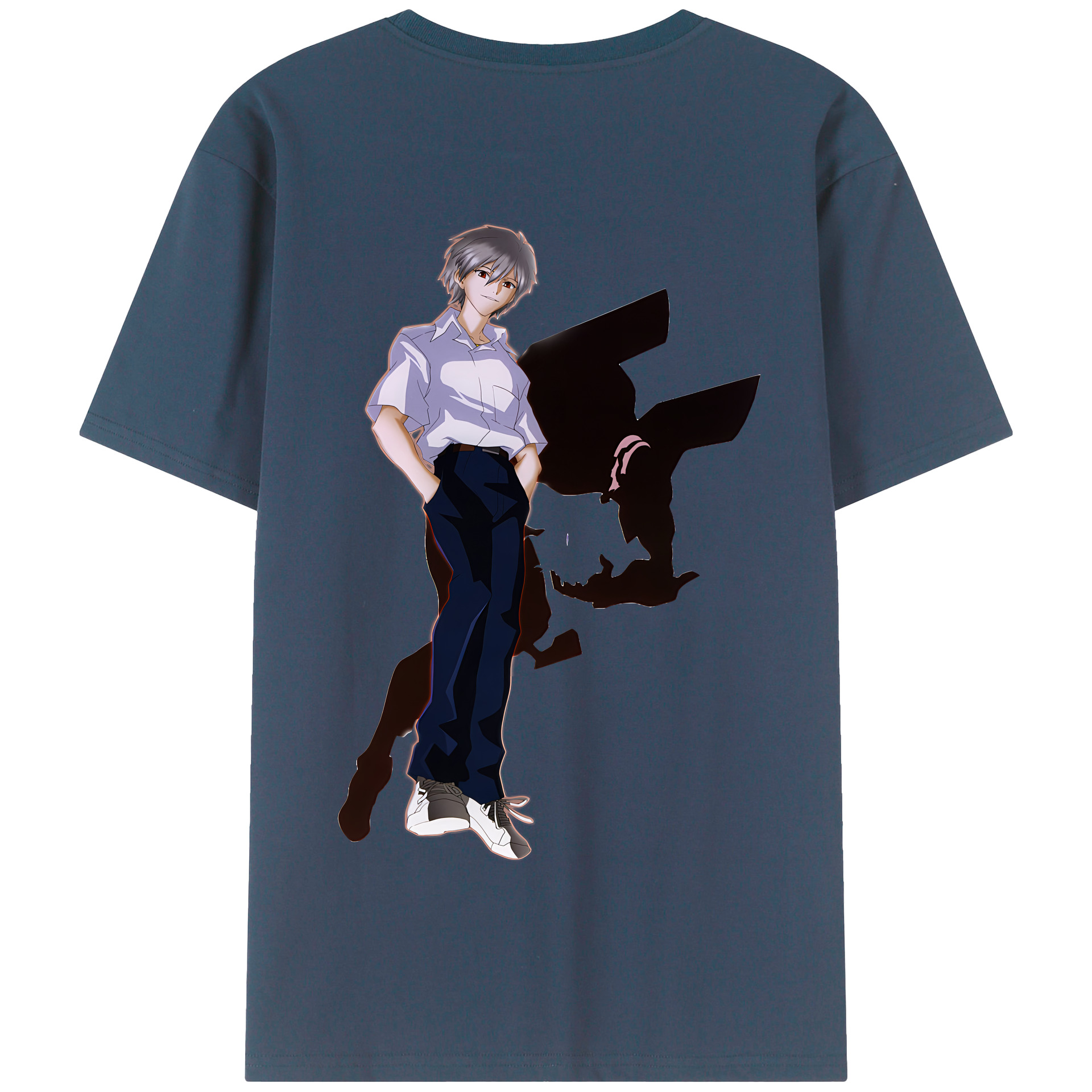 （画像用） EVA 新世紀エヴァンゲリオン 綿100％半袖Tシャツ（背面プリント）