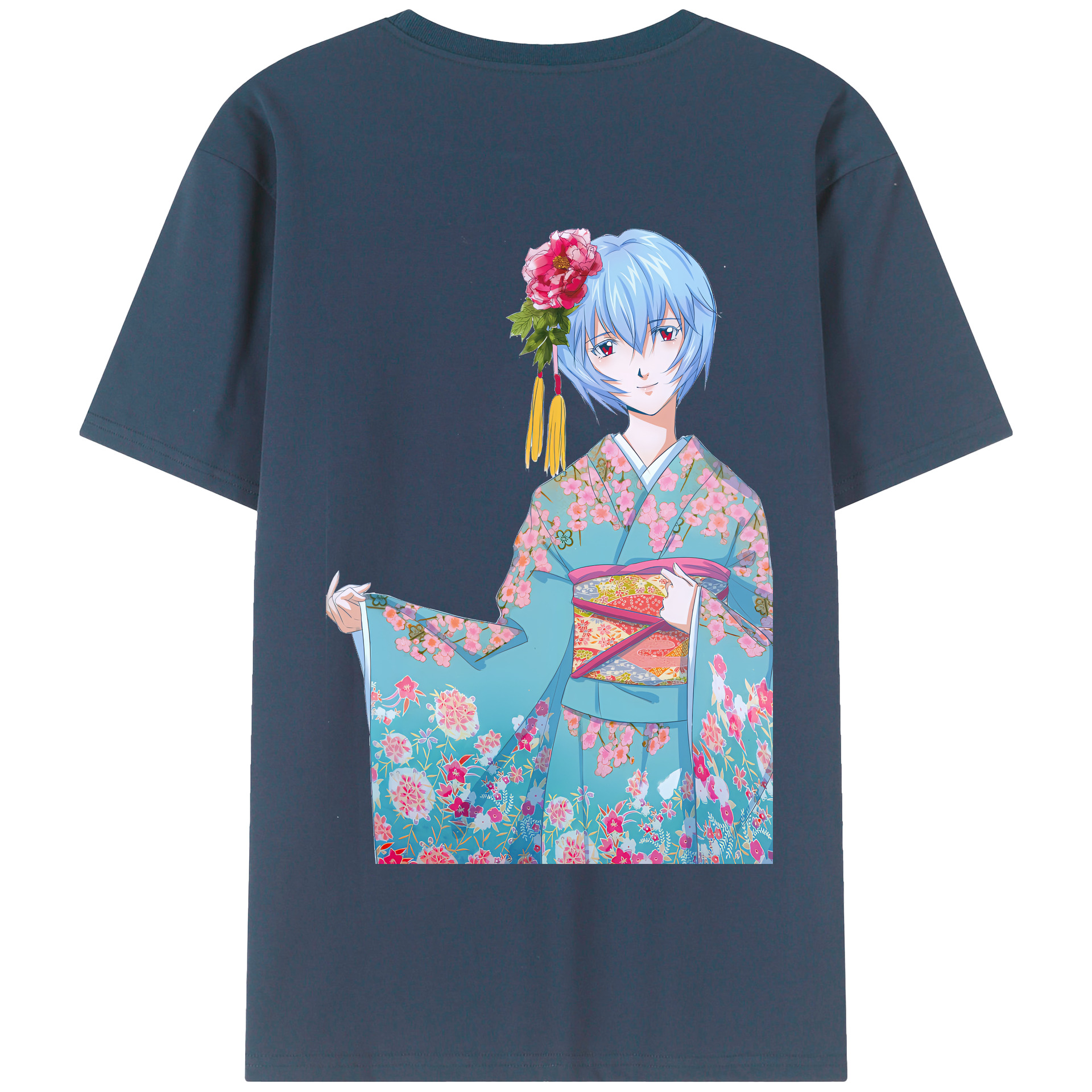 （画像用） EVA 新世紀エヴァンゲリオン 綿100％半袖Tシャツ（背面プリント）