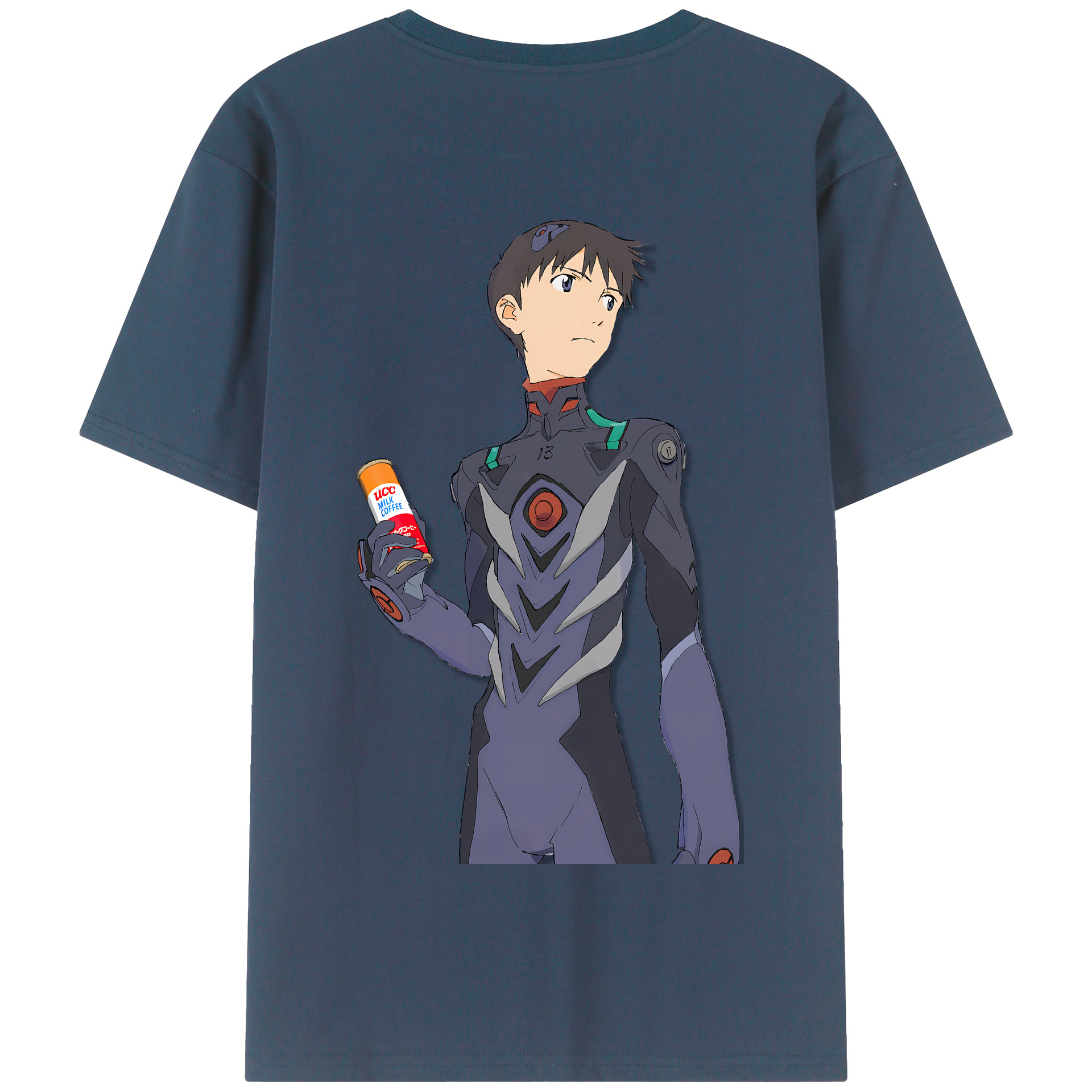 （画像用） EVA 新世紀エヴァンゲリオン 綿100％半袖Tシャツ（背面プリント）