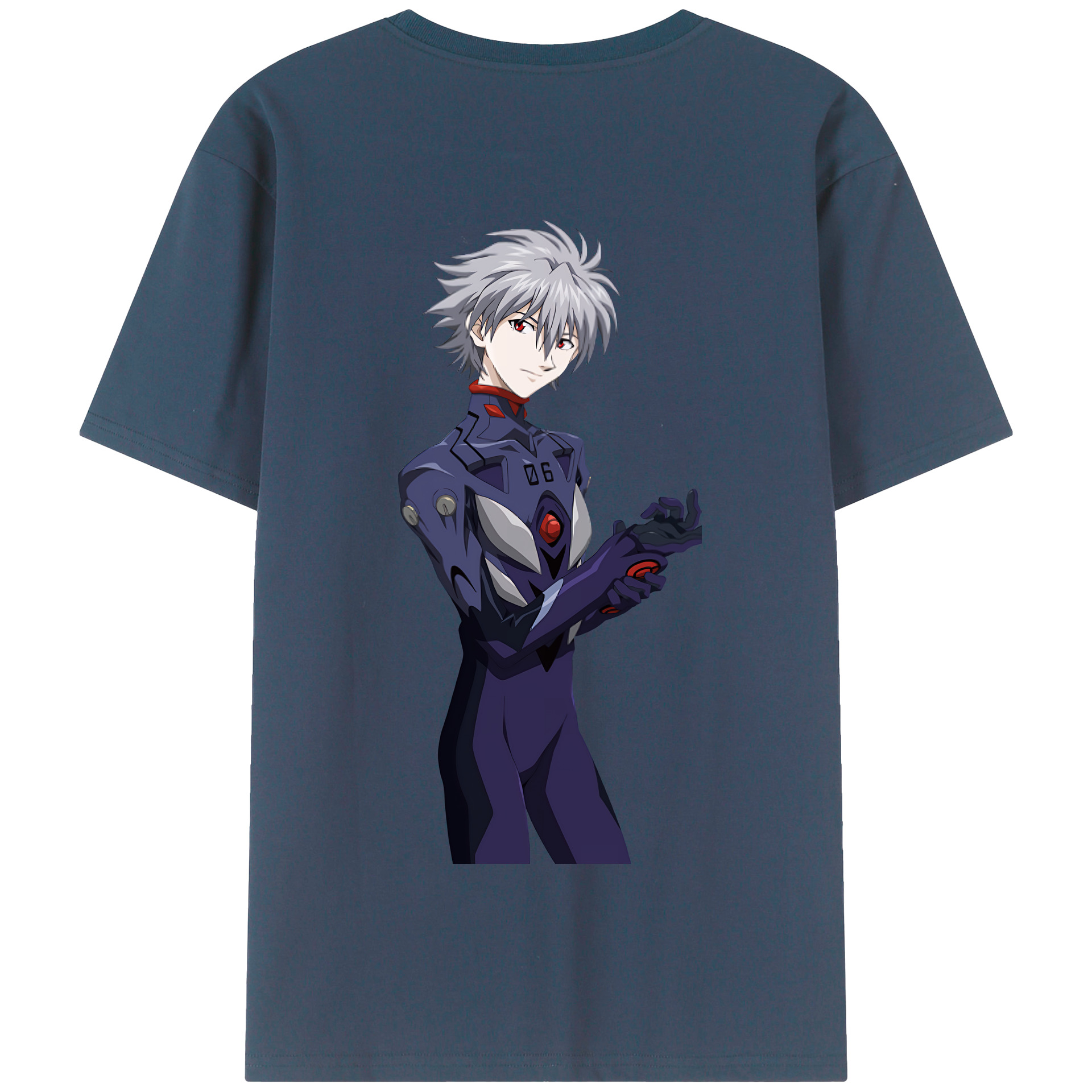 （画像用） EVA 新世紀エヴァンゲリオン 綿100％半袖Tシャツ（背面プリント）