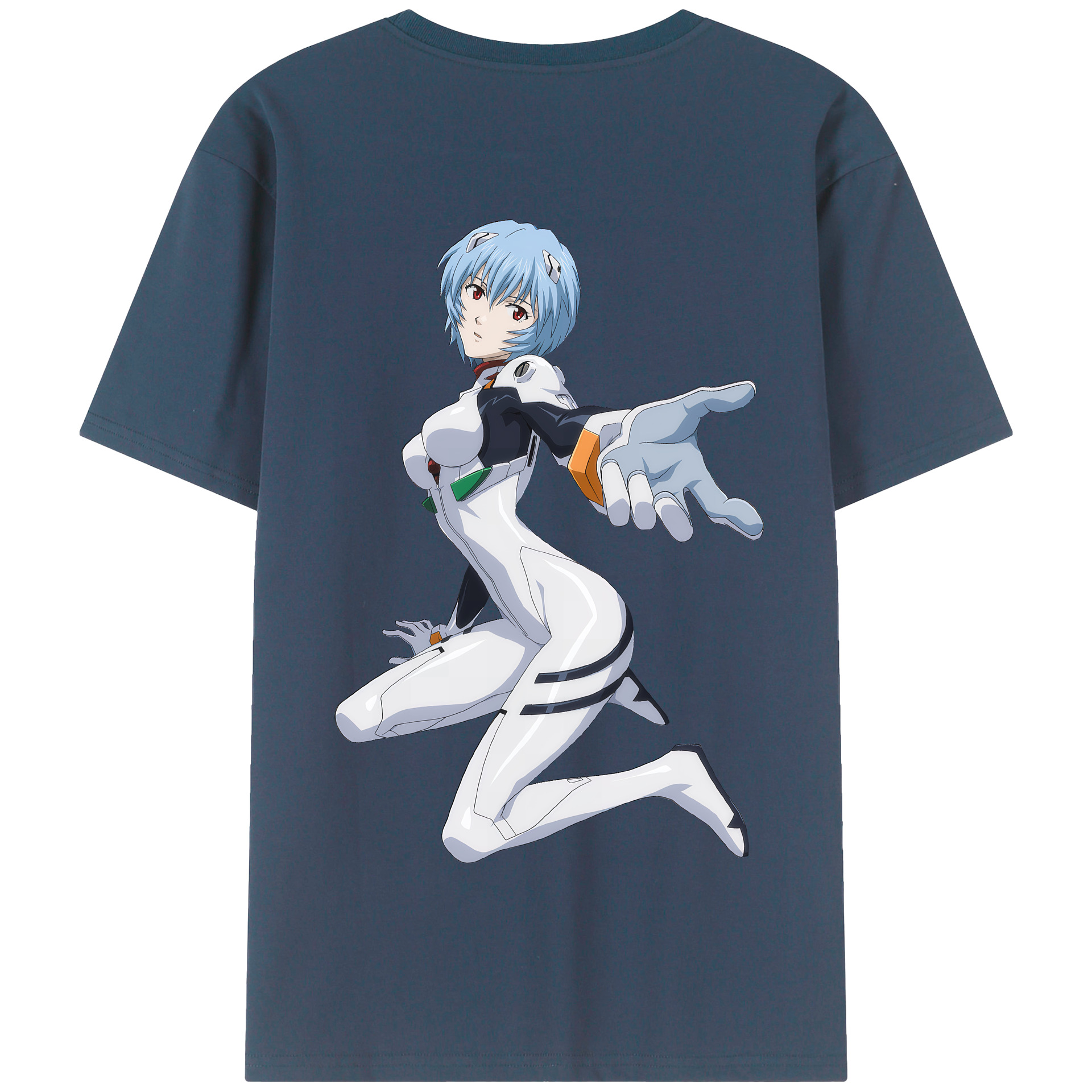 （画像用） EVA 新世紀エヴァンゲリオン 綿100％半袖Tシャツ（背面プリント）