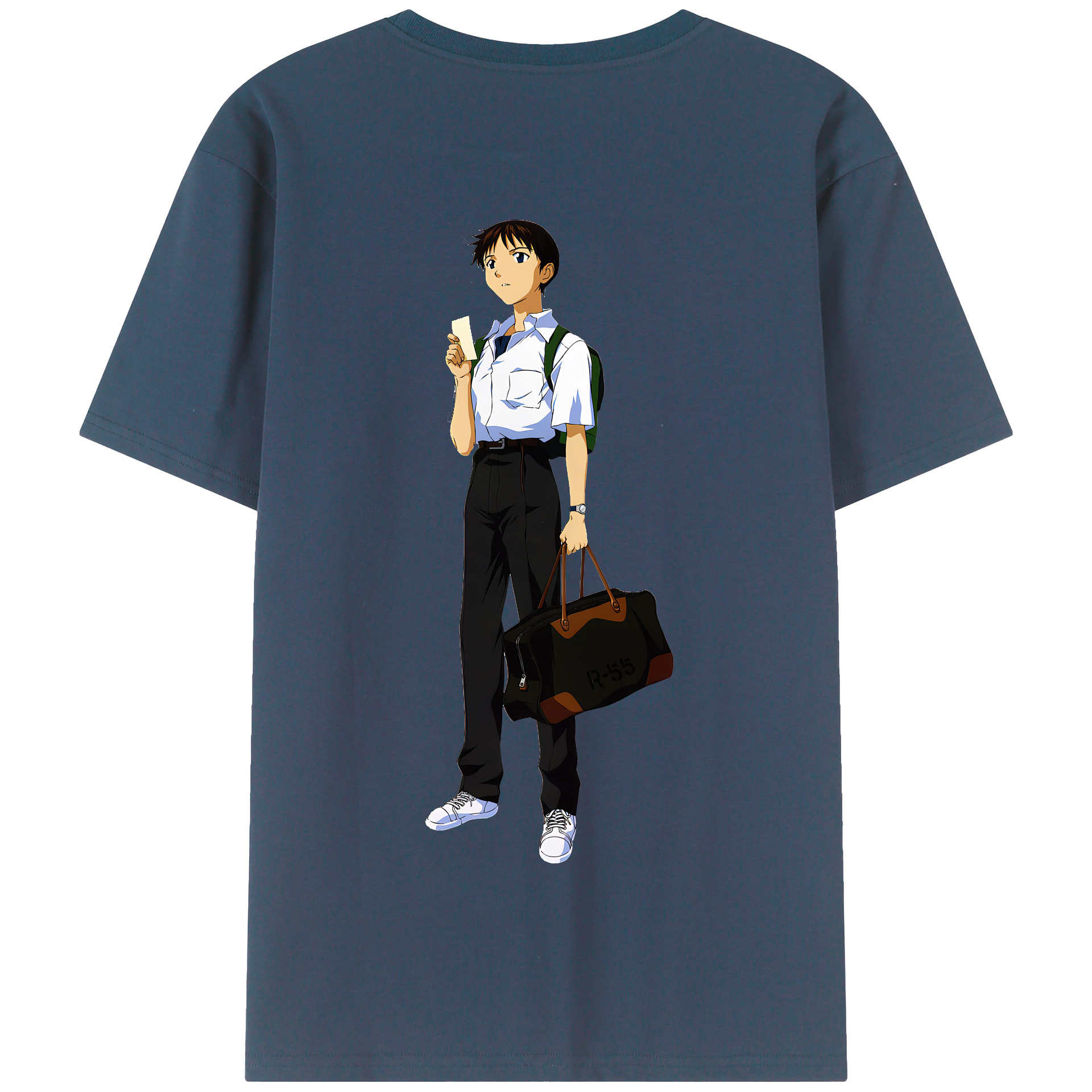 （画像用） EVA 新世紀エヴァンゲリオン 綿100％半袖Tシャツ（背面プリント）