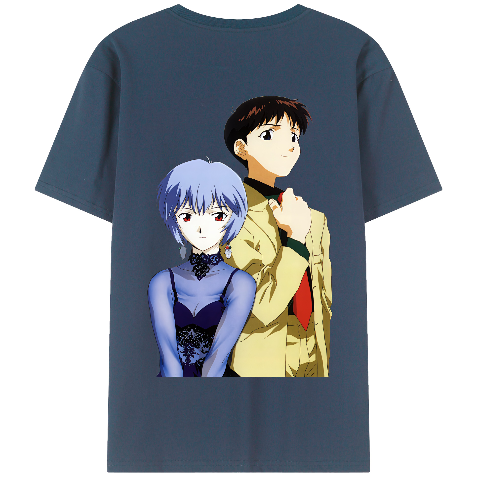 （画像用） EVA 新世紀エヴァンゲリオン 綿100％半袖Tシャツ（背面プリント）