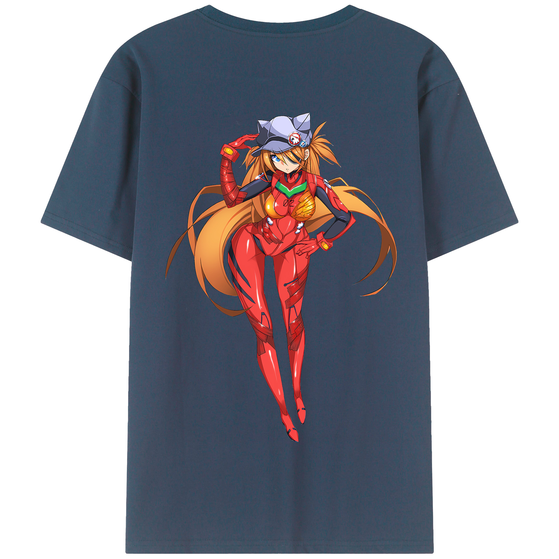 （画像用） EVA 新世紀エヴァンゲリオン 綿100％半袖Tシャツ（背面プリント）