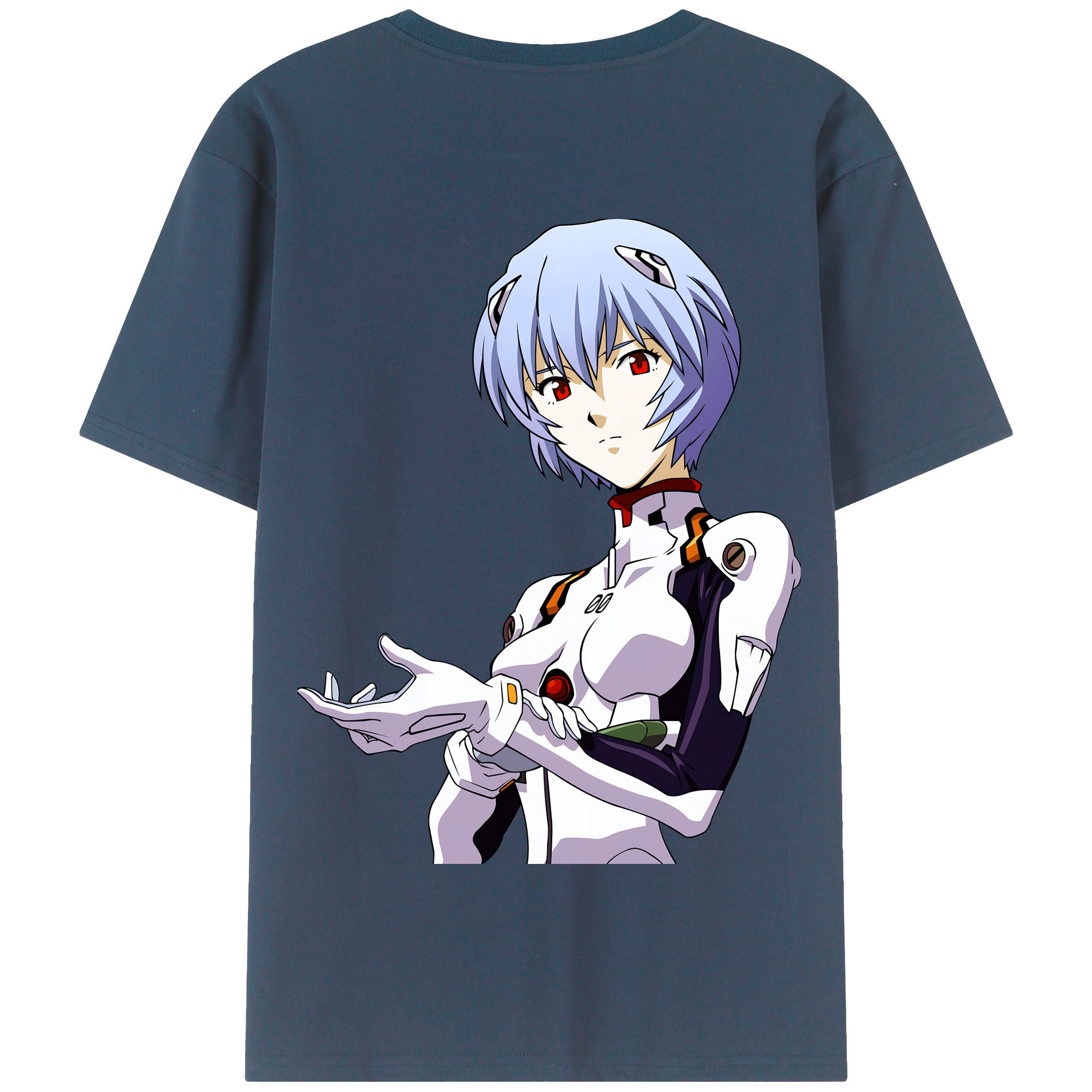 （画像用） EVA 新世紀エヴァンゲリオン 綿100％半袖Tシャツ（背面プリント）