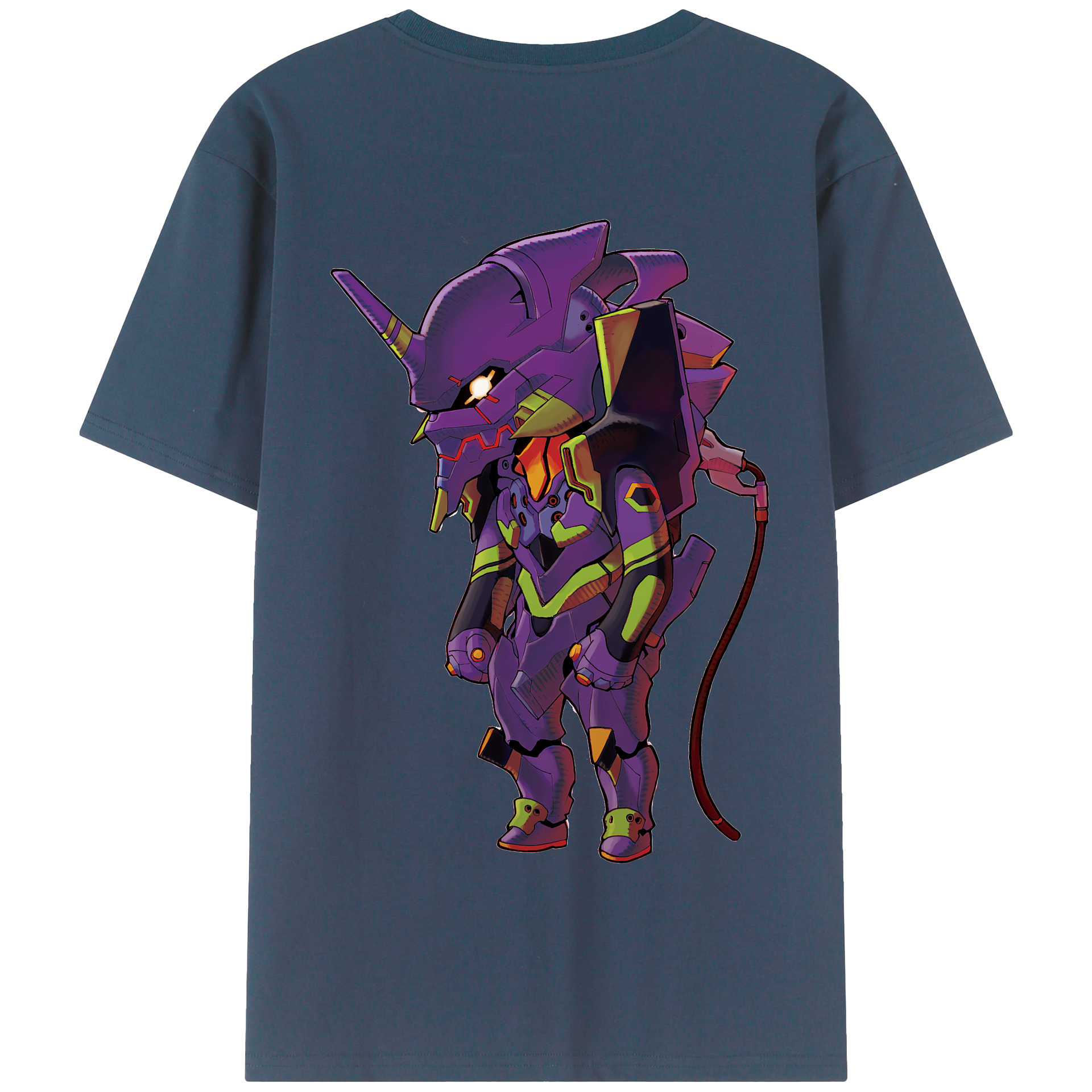 （画像用） EVA 新世紀エヴァンゲリオン 綿100％半袖Tシャツ（背面プリント）