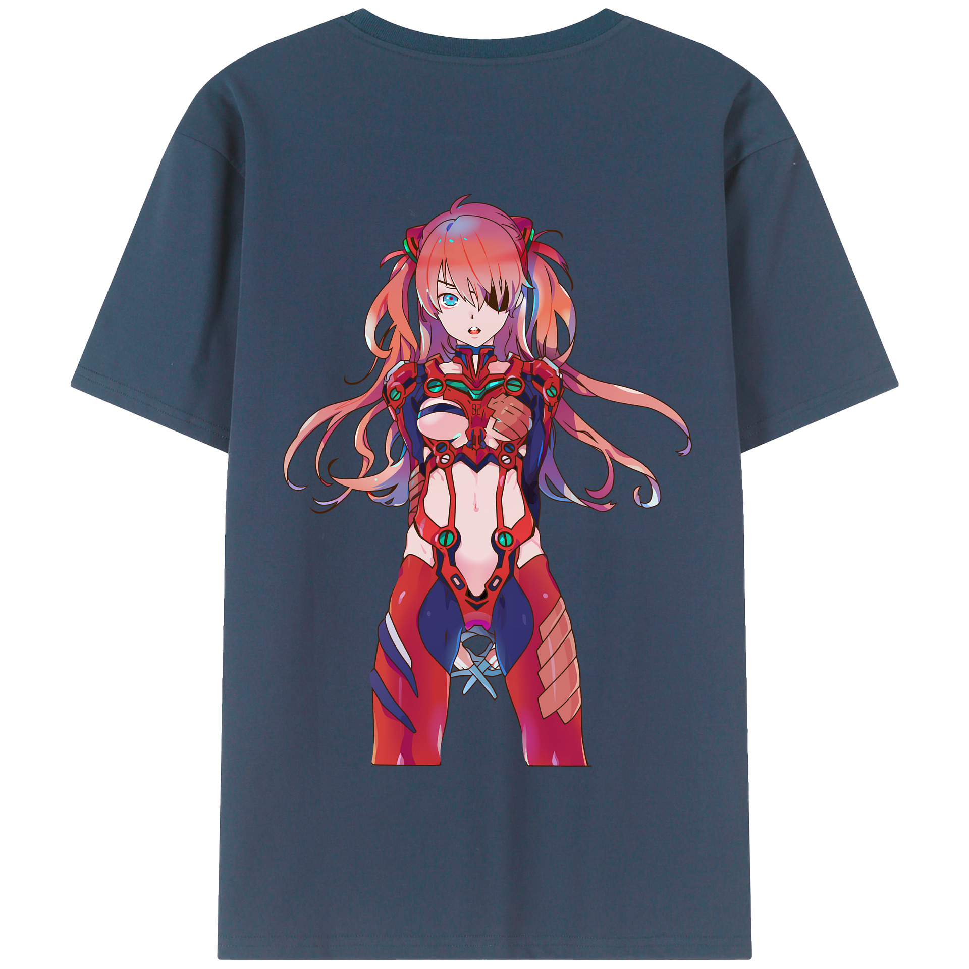（画像用） EVA 新世紀エヴァンゲリオン 綿100％半袖Tシャツ（背面プリント）