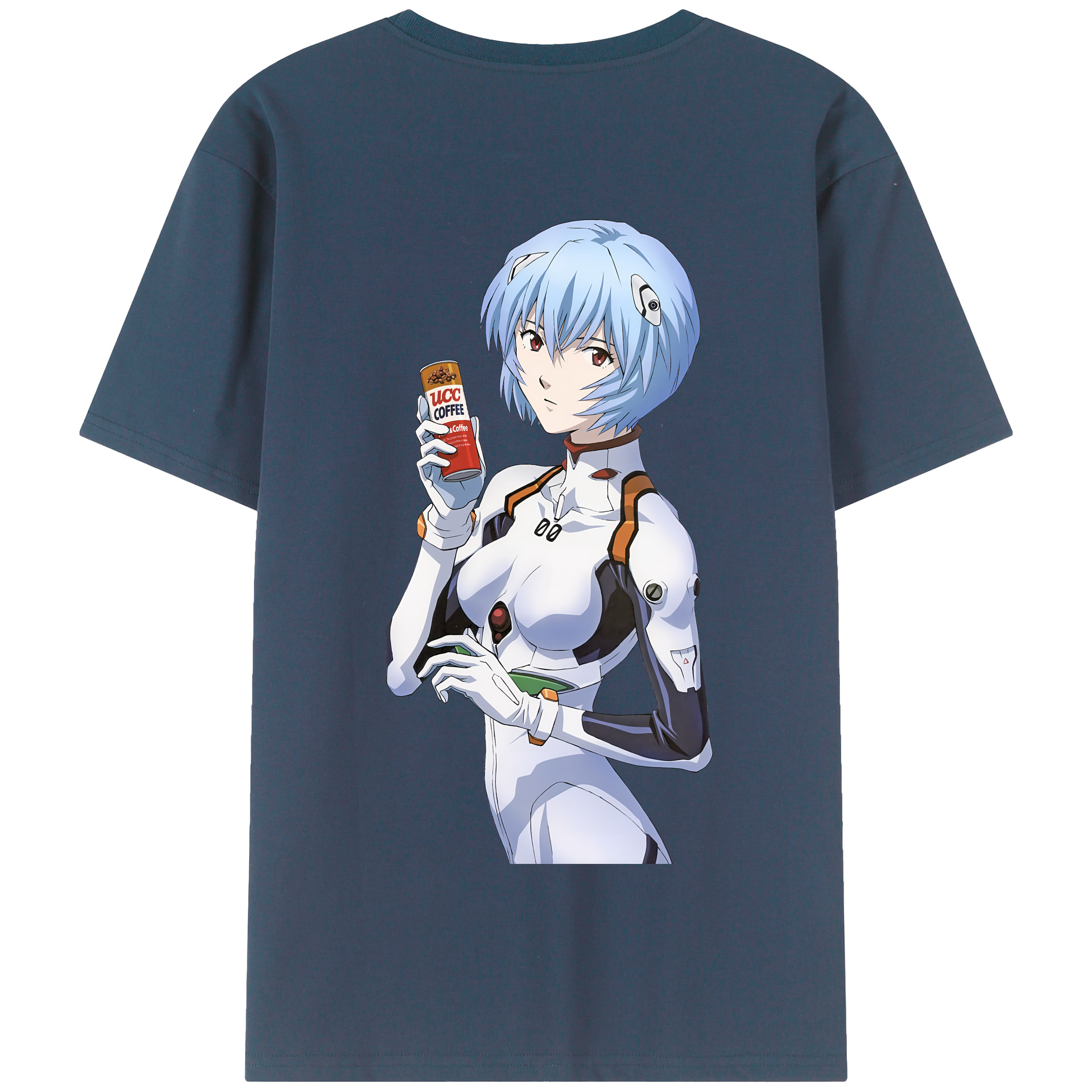 （画像用） EVA 新世紀エヴァンゲリオン 綿100％半袖Tシャツ（背面プリント）