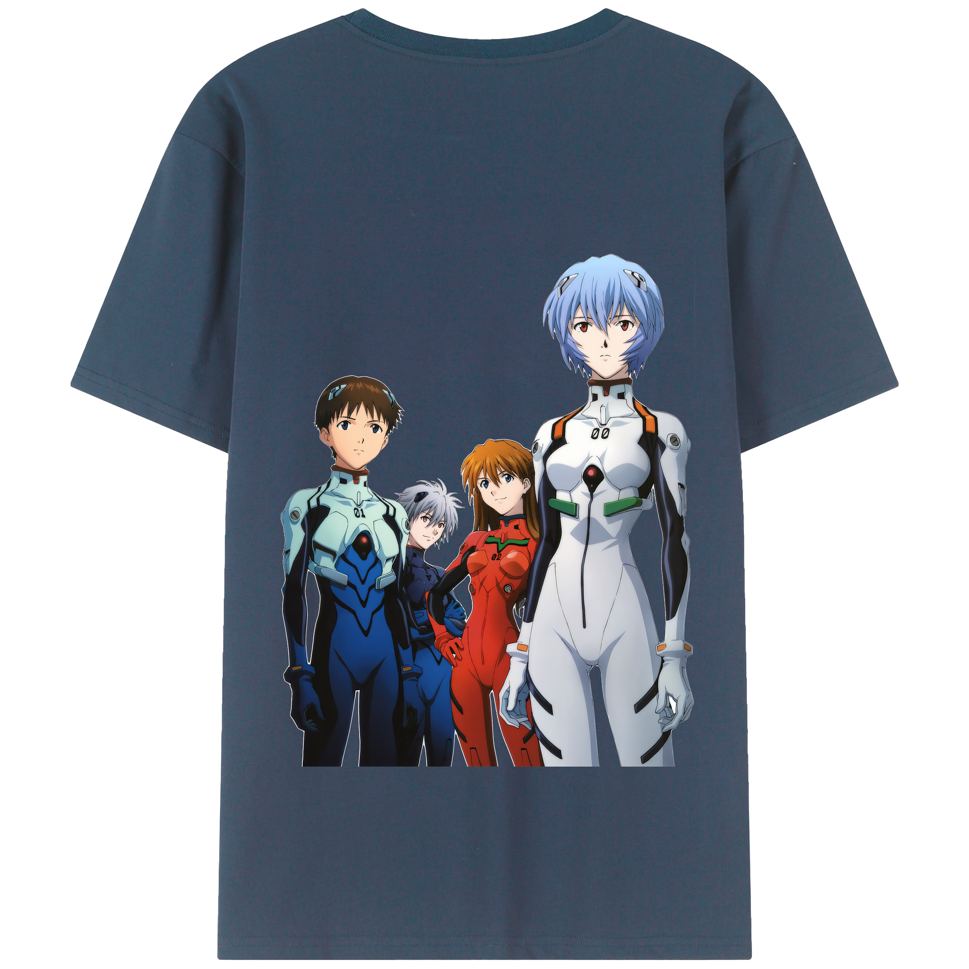 （画像用） EVA 新世紀エヴァンゲリオン 綿100％半袖Tシャツ（背面プリント）