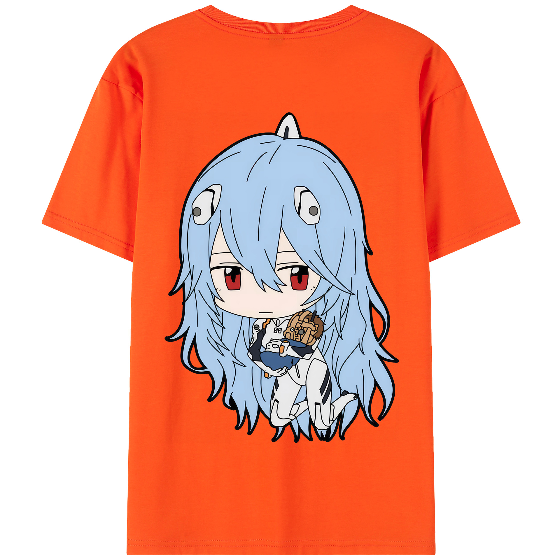 （画像用） EVA 新世紀エヴァンゲリオン 綿100％半袖Tシャツ（背面プリント）