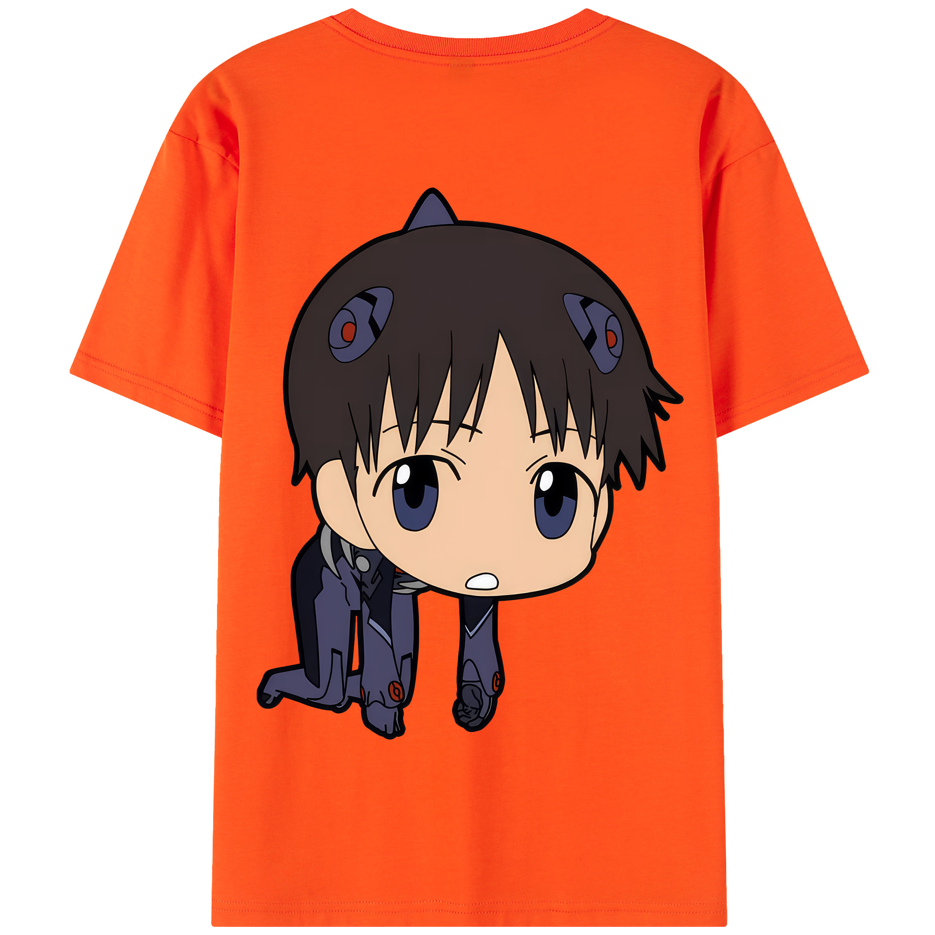 （画像用） EVA 新世紀エヴァンゲリオン 綿100％半袖Tシャツ（背面プリント）