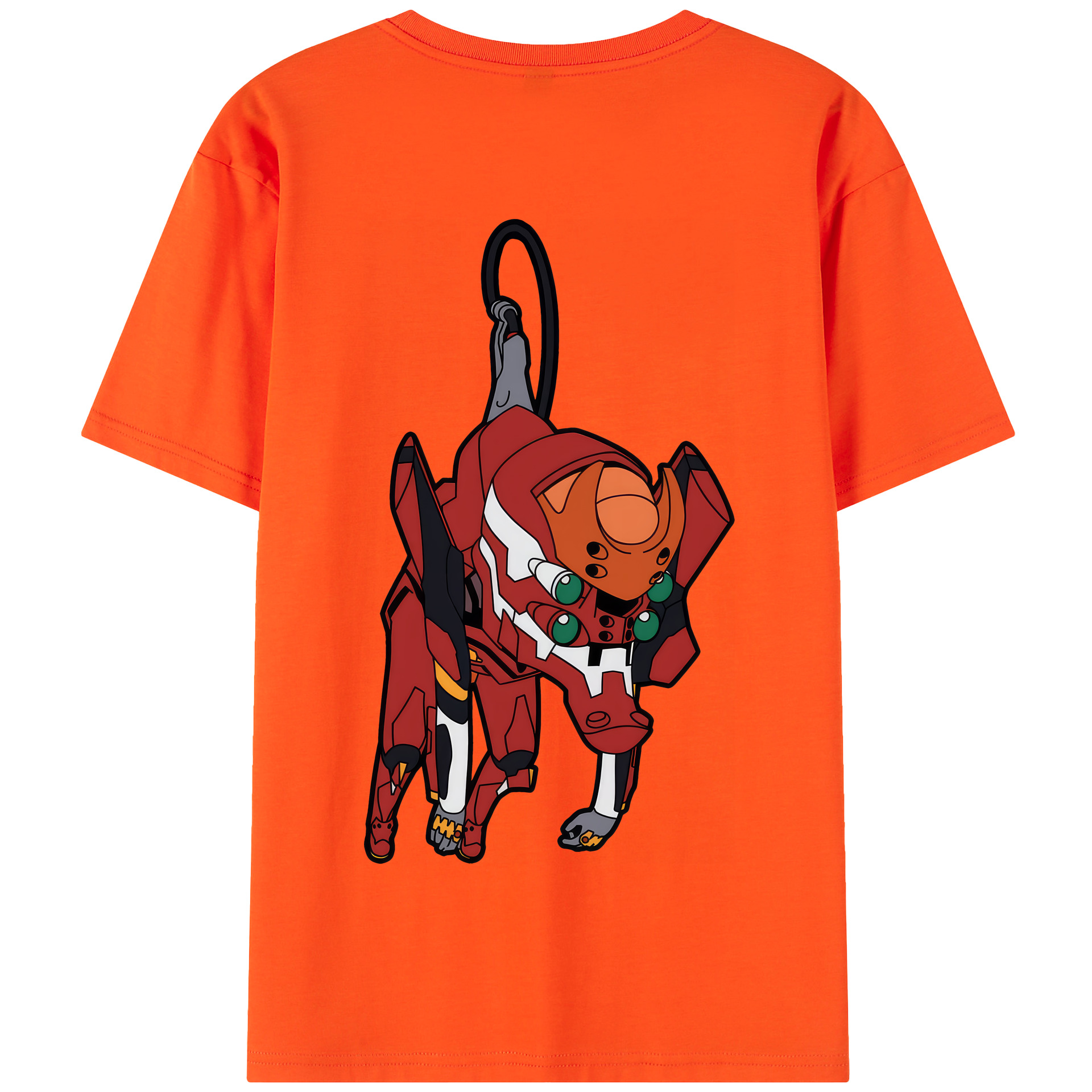 （画像用） EVA 新世紀エヴァンゲリオン 綿100％半袖Tシャツ（背面プリント）