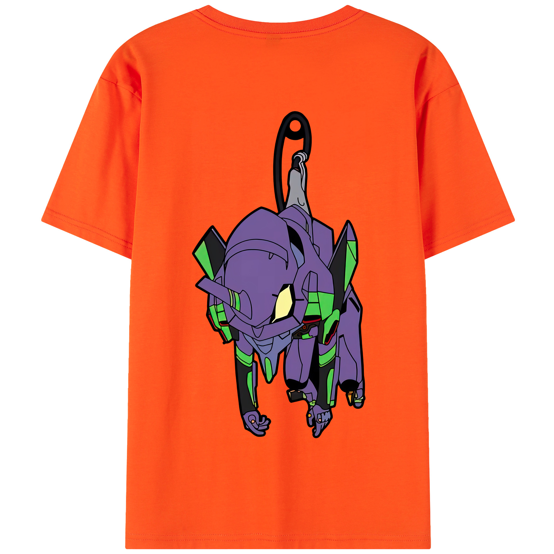 （画像用） EVA 新世紀エヴァンゲリオン 綿100％半袖Tシャツ（背面プリント）