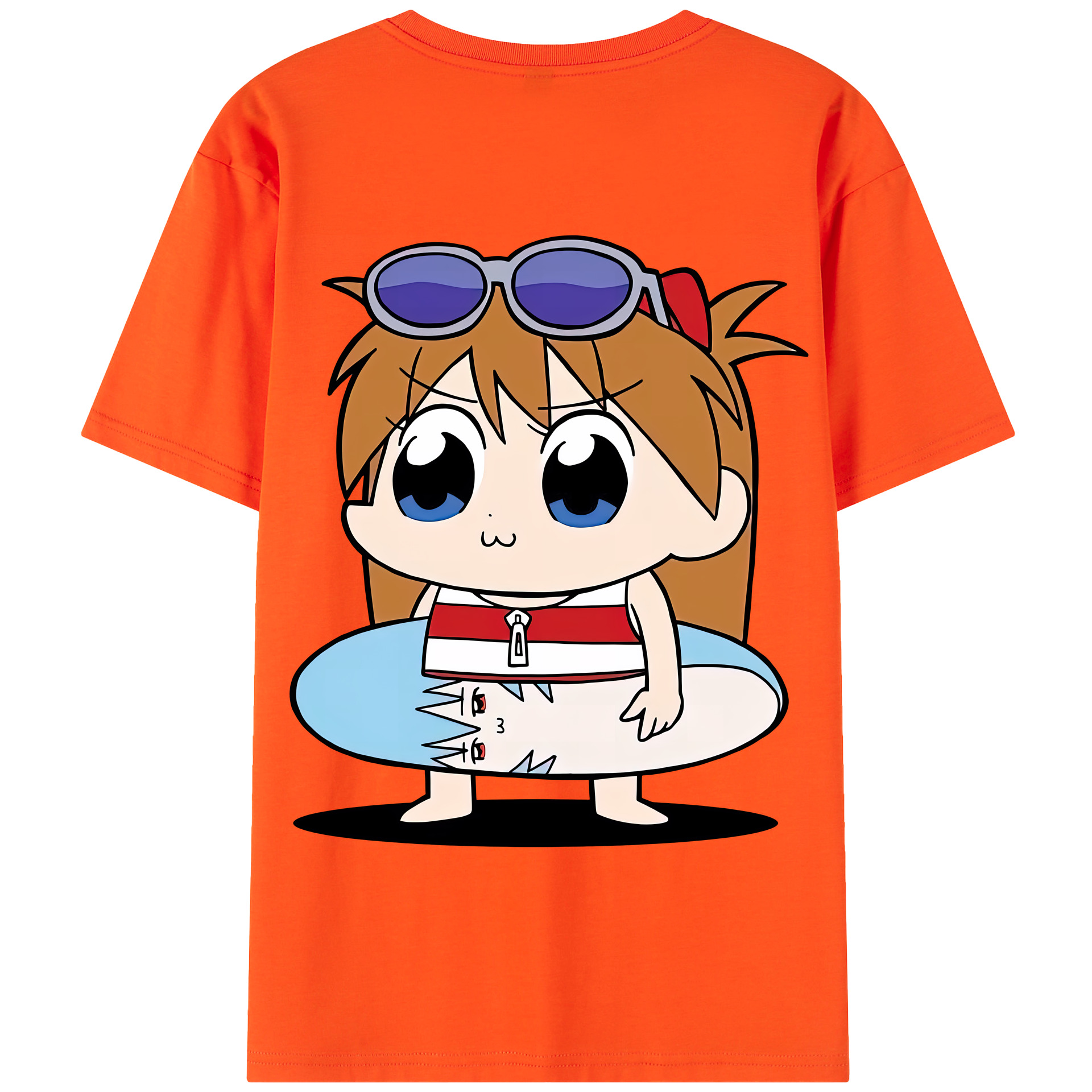 （画像用） EVA 新世紀エヴァンゲリオン 綿100％半袖Tシャツ（背面プリント）