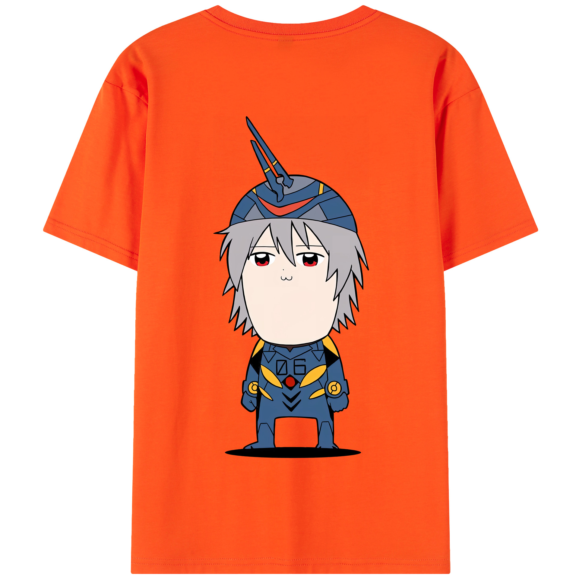 （画像用） EVA 新世紀エヴァンゲリオン 綿100％半袖Tシャツ（背面プリント）