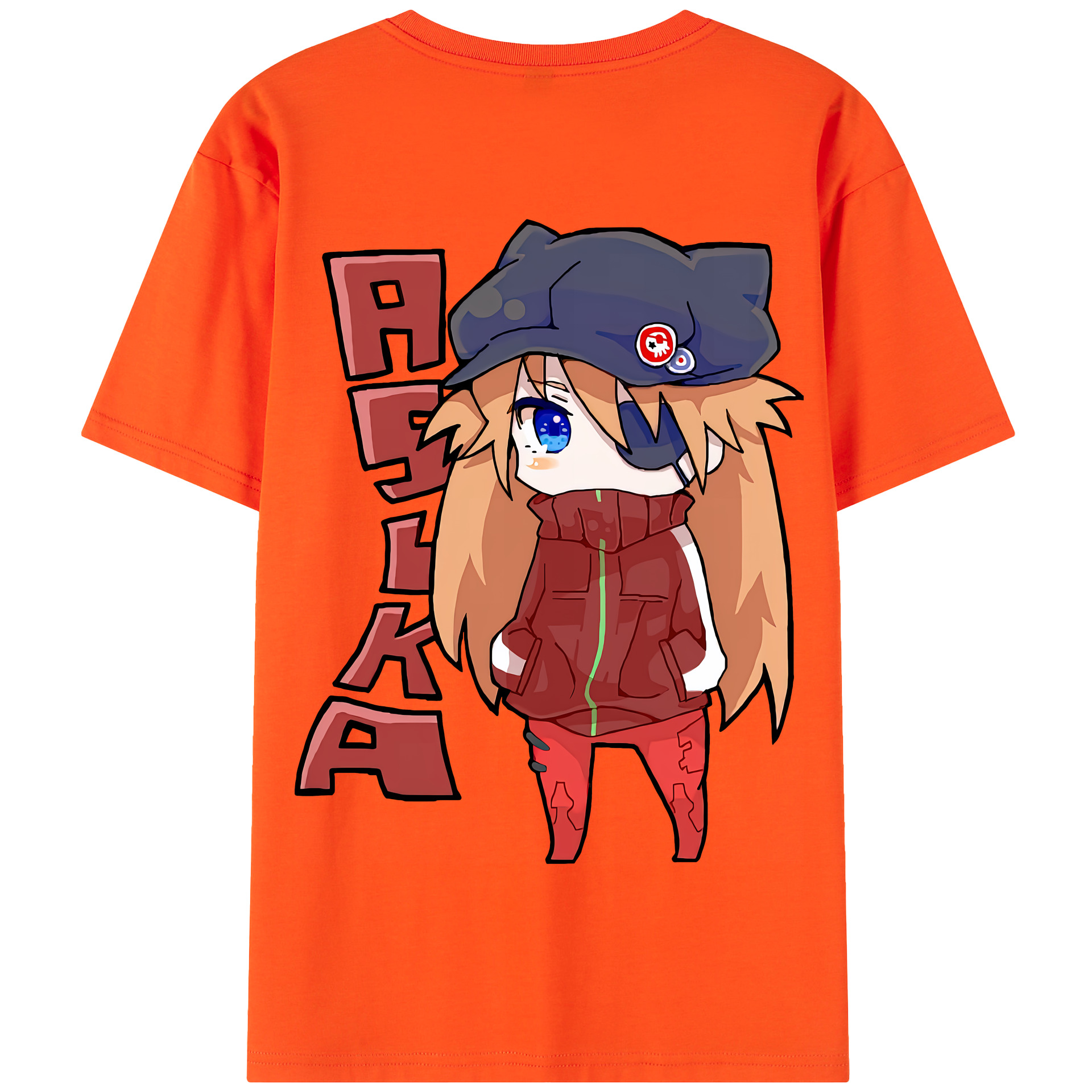 （画像用） EVA 新世紀エヴァンゲリオン 綿100％半袖Tシャツ（背面プリント）