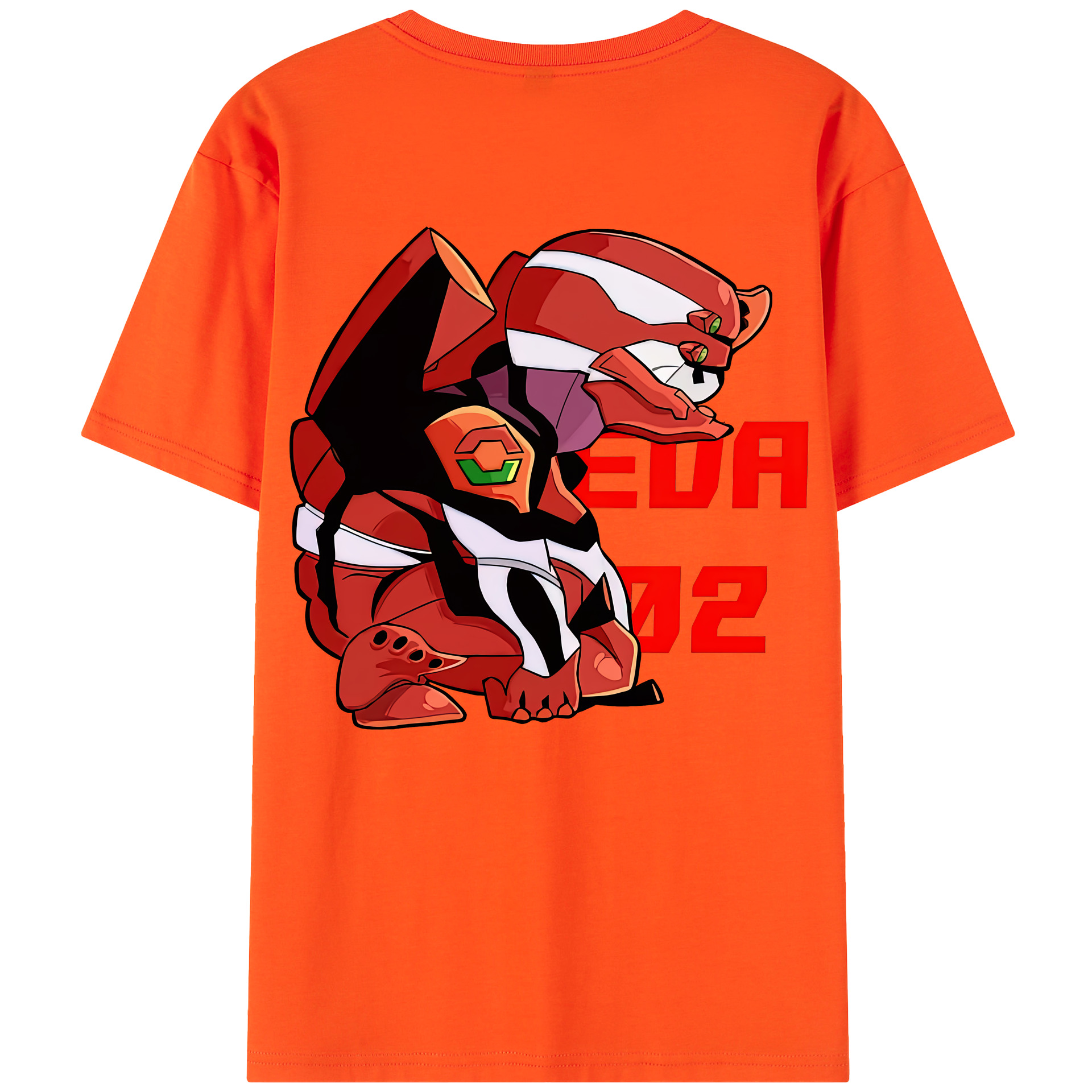 （画像用） EVA 新世紀エヴァンゲリオン 綿100％半袖Tシャツ（背面プリント）