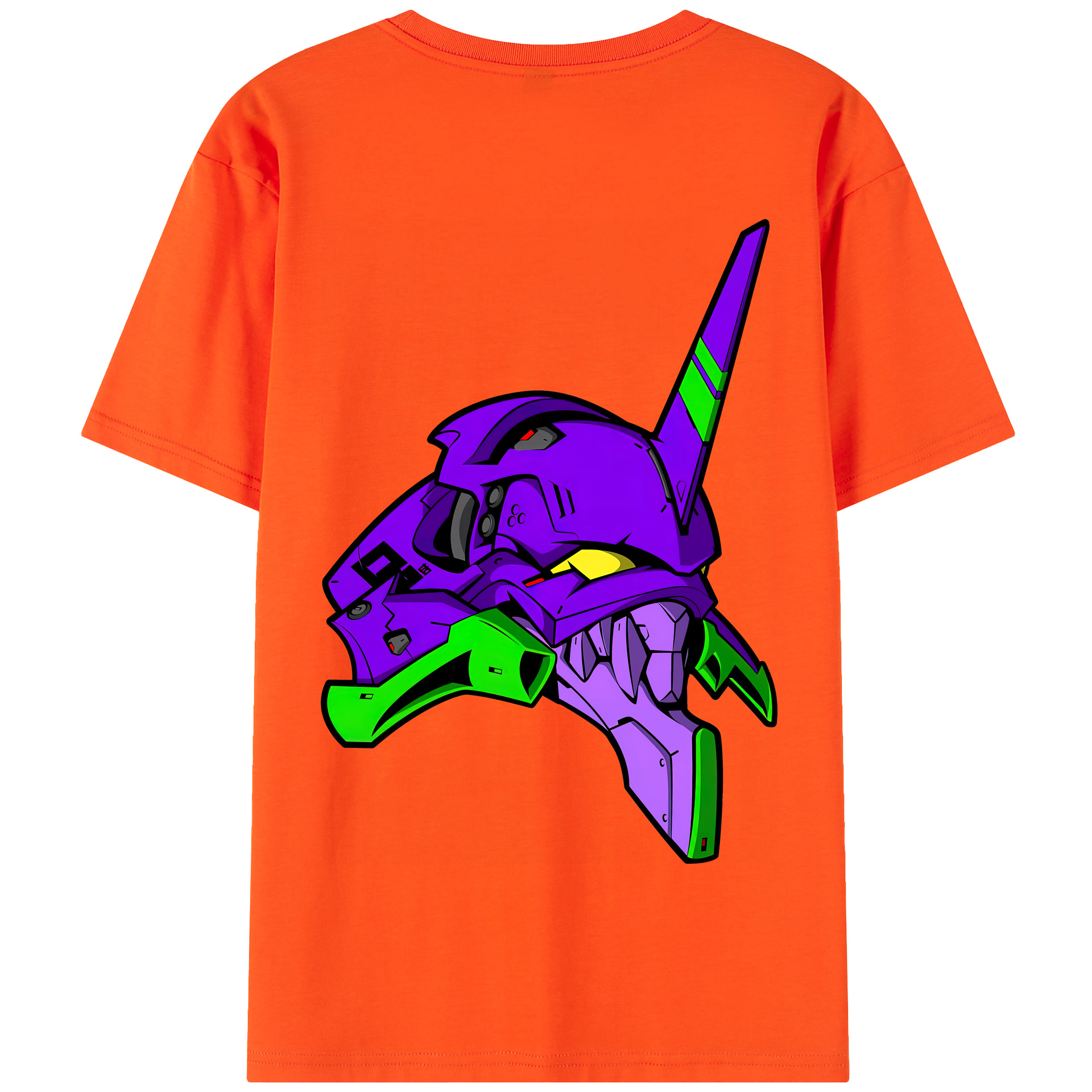 （画像用） EVA 新世紀エヴァンゲリオン 綿100％半袖Tシャツ（背面プリント）