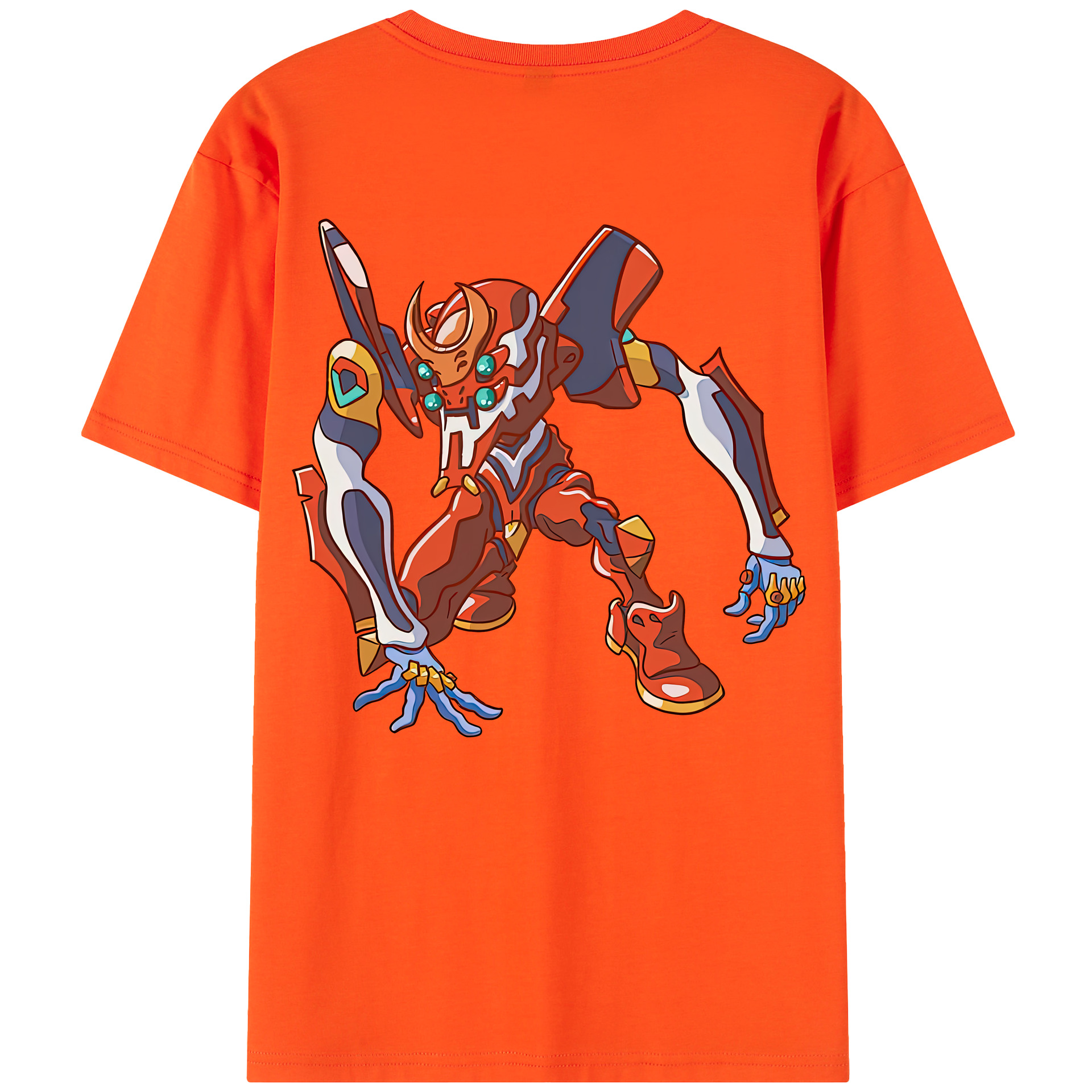 （画像用） EVA 新世紀エヴァンゲリオン 綿100％半袖Tシャツ（背面プリント）