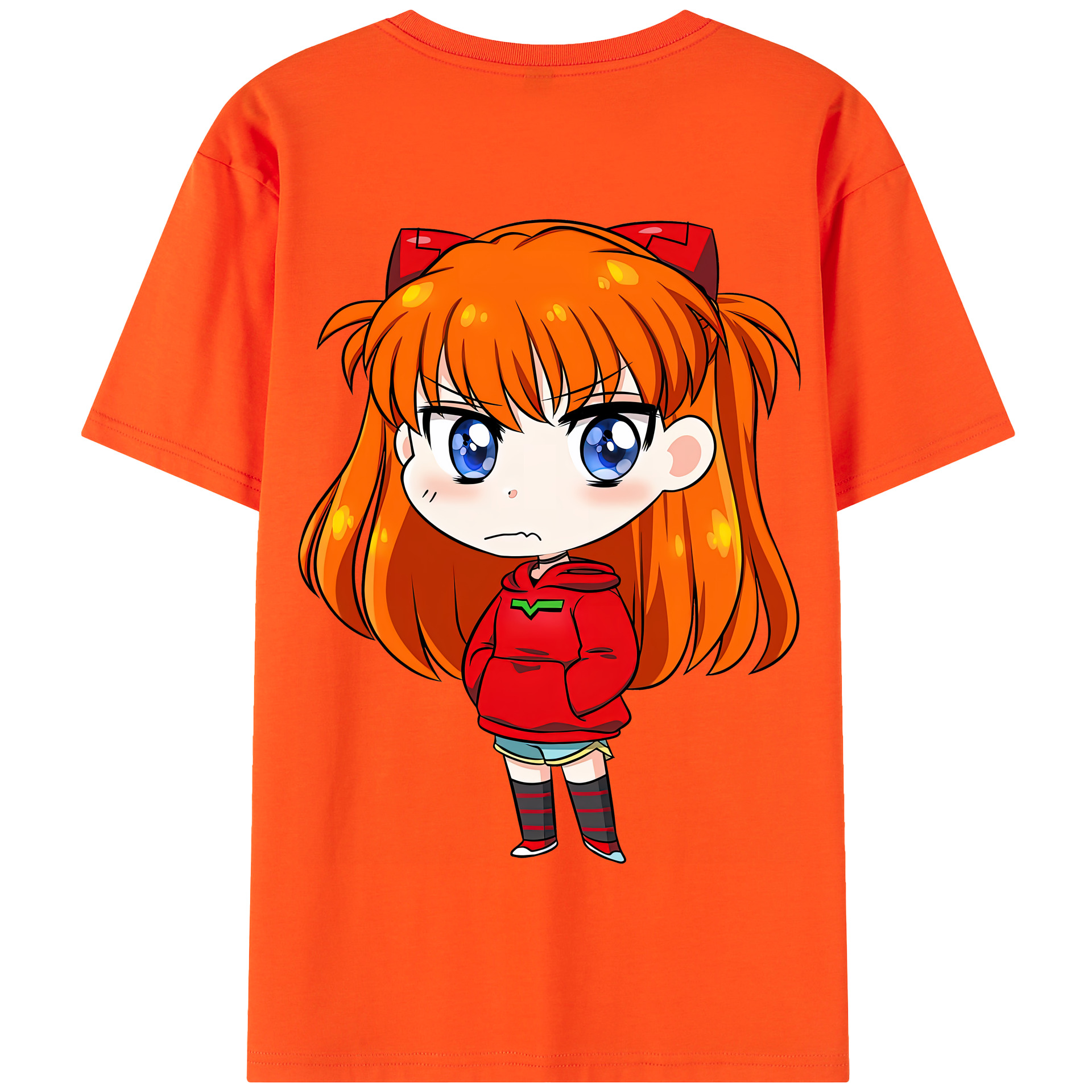（画像用） EVA 新世紀エヴァンゲリオン 綿100％半袖Tシャツ（背面プリント）