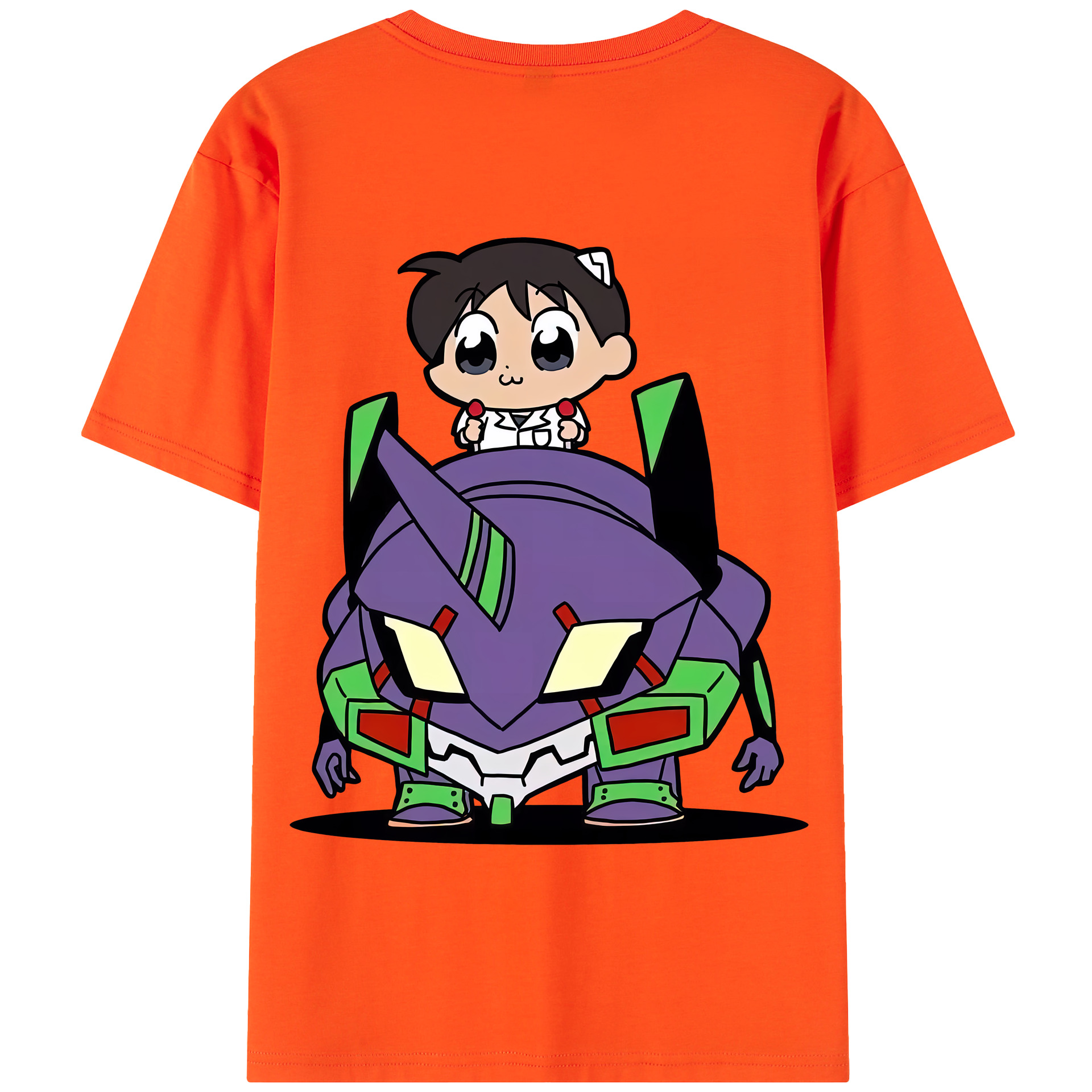 （画像用） EVA 新世紀エヴァンゲリオン 綿100％半袖Tシャツ（背面プリント）