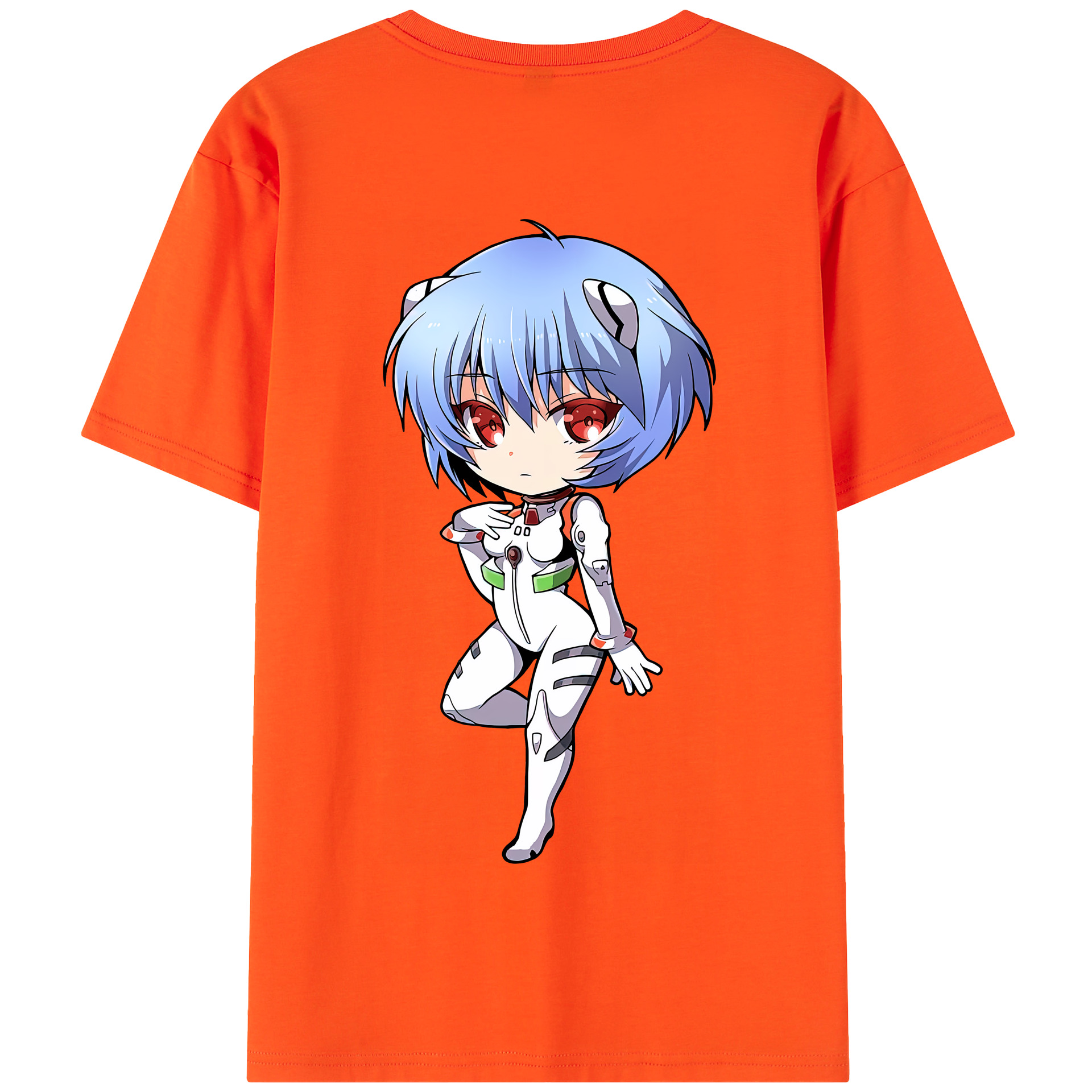（画像用） EVA 新世紀エヴァンゲリオン 綿100％半袖Tシャツ（背面プリント）