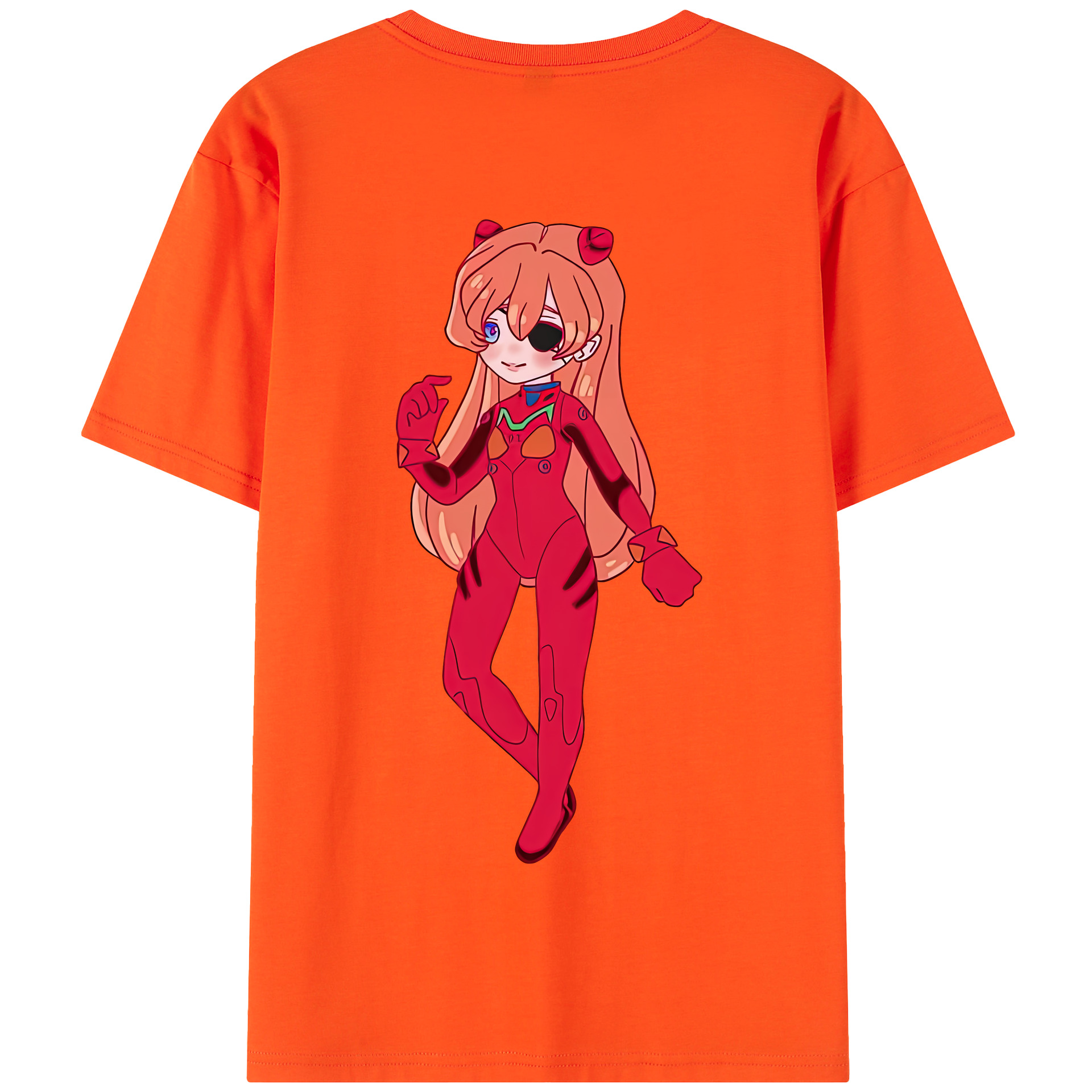 （画像用） EVA 新世紀エヴァンゲリオン 綿100％半袖Tシャツ（背面プリント）