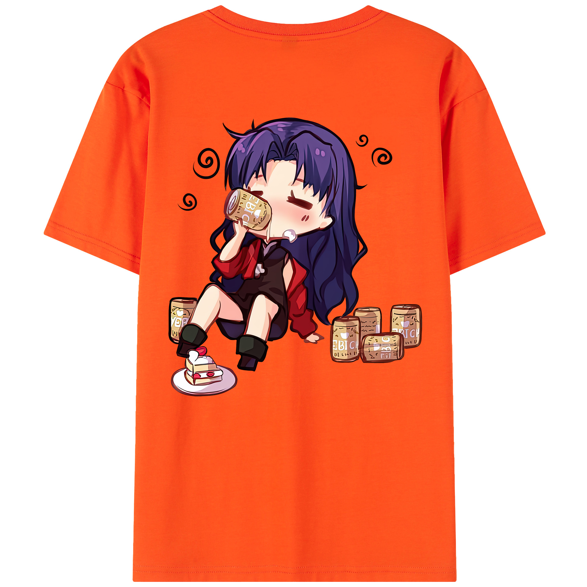 （画像用） EVA 新世紀エヴァンゲリオン 綿100％半袖Tシャツ（背面プリント）