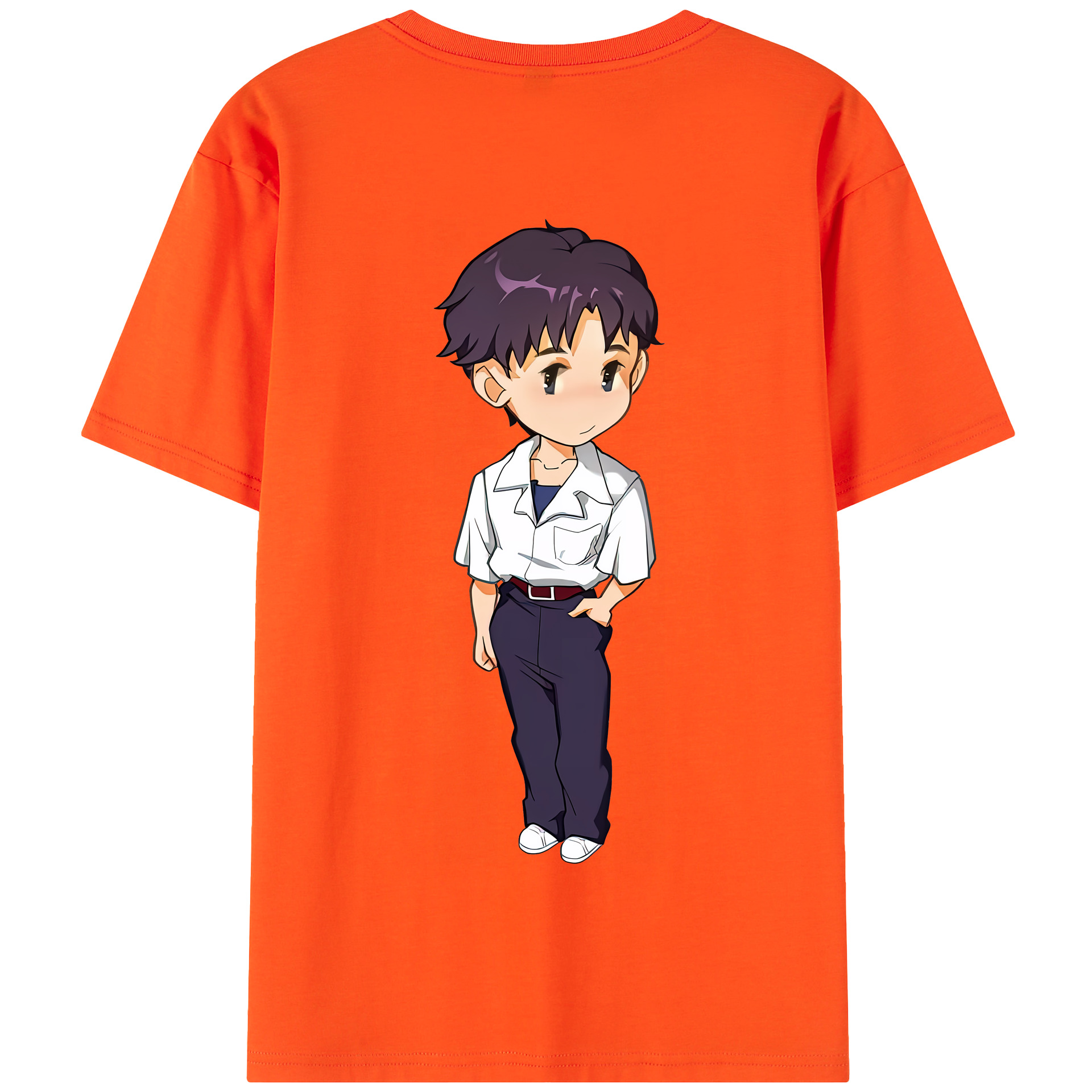（画像用） EVA 新世紀エヴァンゲリオン 綿100％半袖Tシャツ（背面プリント）