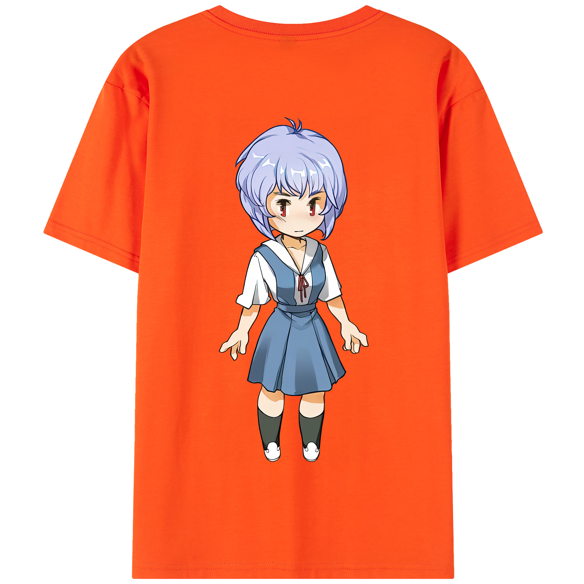 （画像用） EVA 新世紀エヴァンゲリオン 綿100％半袖Tシャツ（背面プリント）