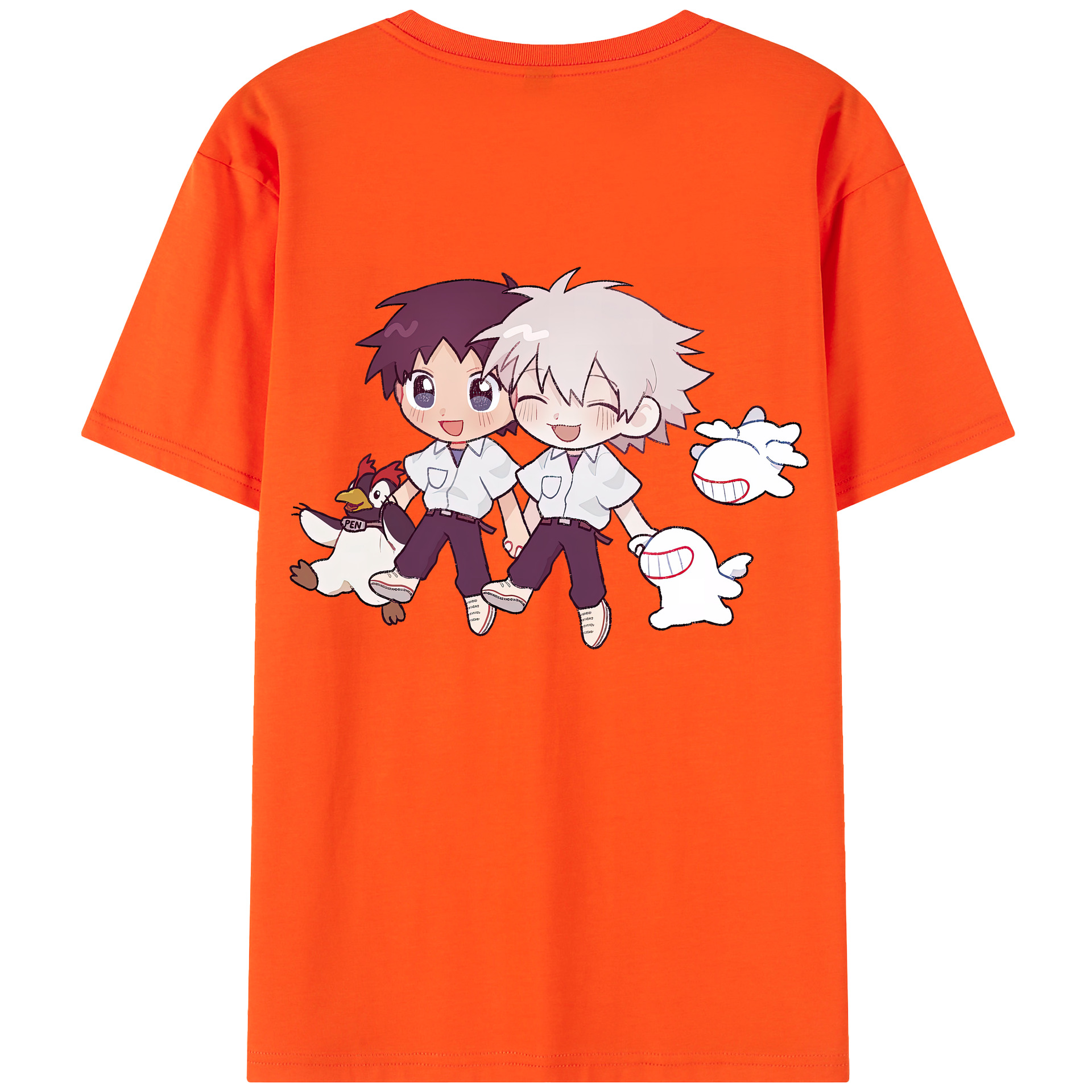 （画像用） EVA 新世紀エヴァンゲリオン 綿100％半袖Tシャツ（背面プリント）