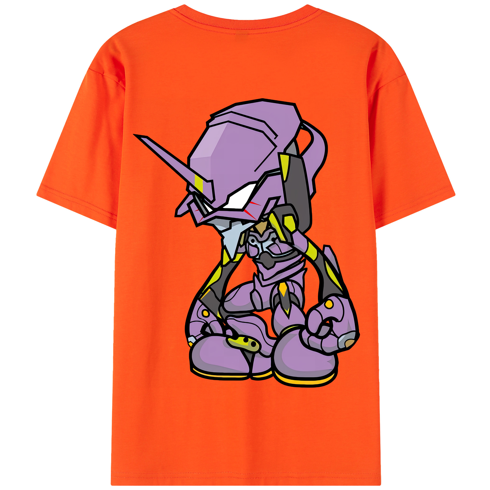（画像用） EVA 新世紀エヴァンゲリオン 綿100％半袖Tシャツ（背面プリント）