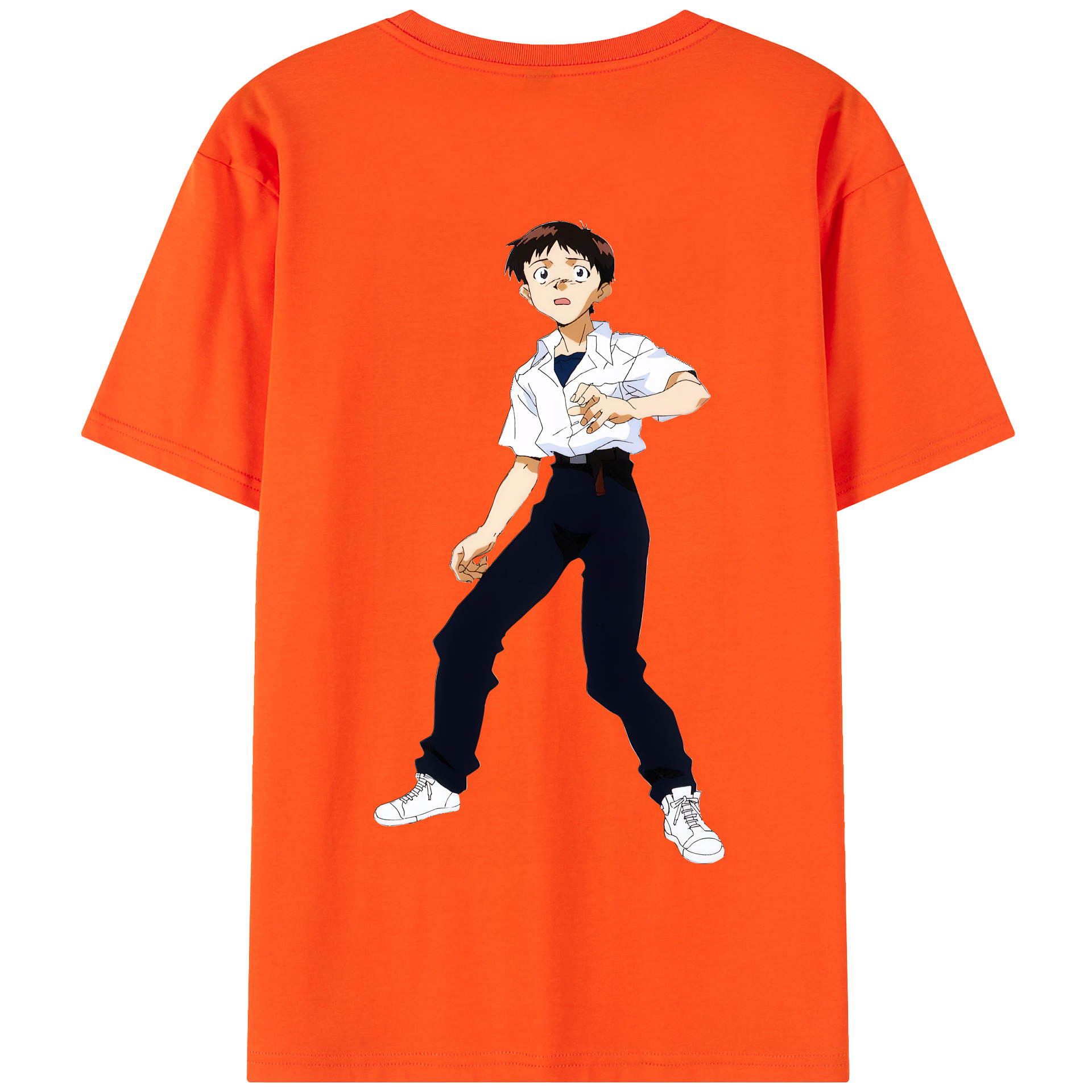 （画像用） EVA 新世紀エヴァンゲリオン 綿100％半袖Tシャツ（背面プリント）