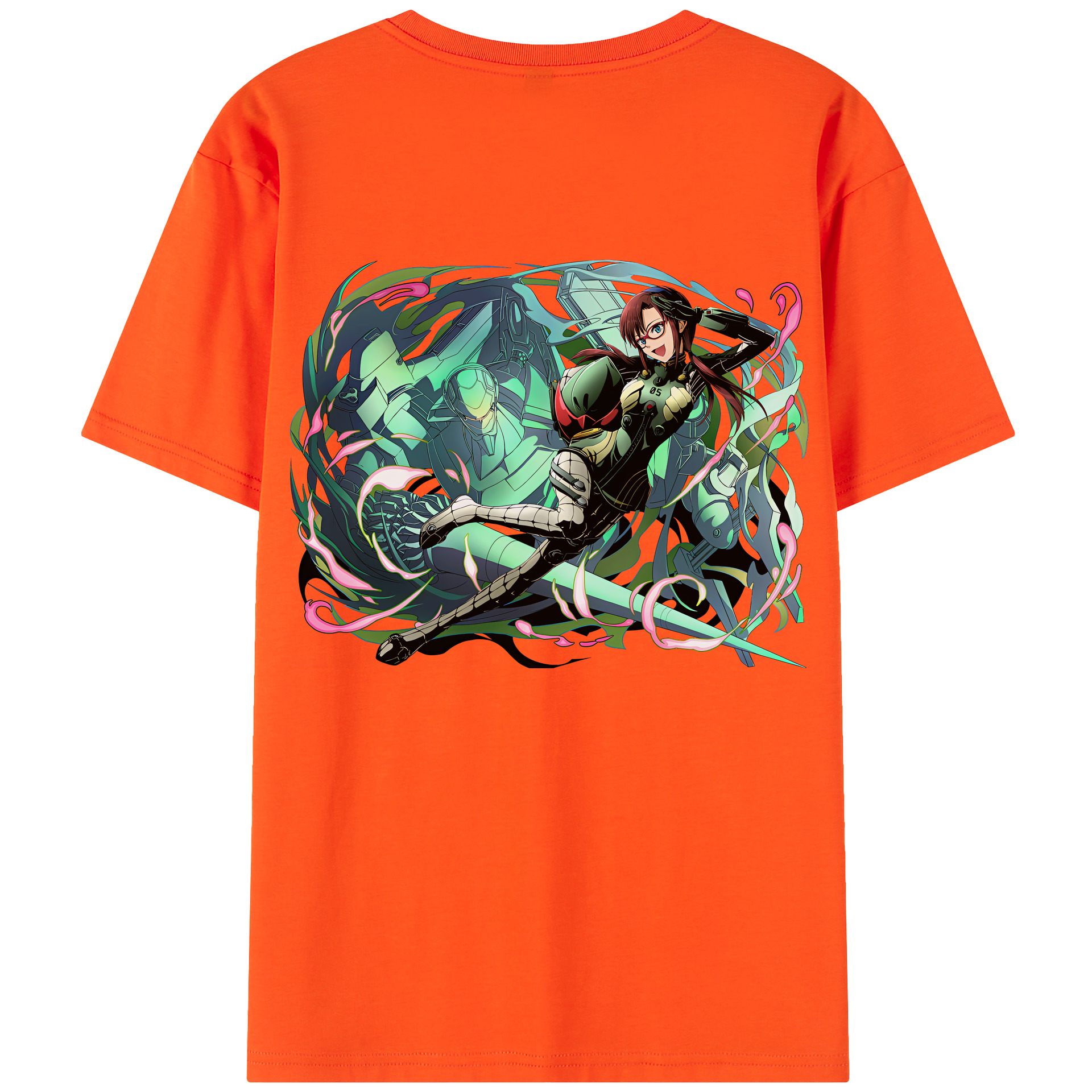 （画像用） EVA 新世紀エヴァンゲリオン 綿100％半袖Tシャツ（背面プリント）