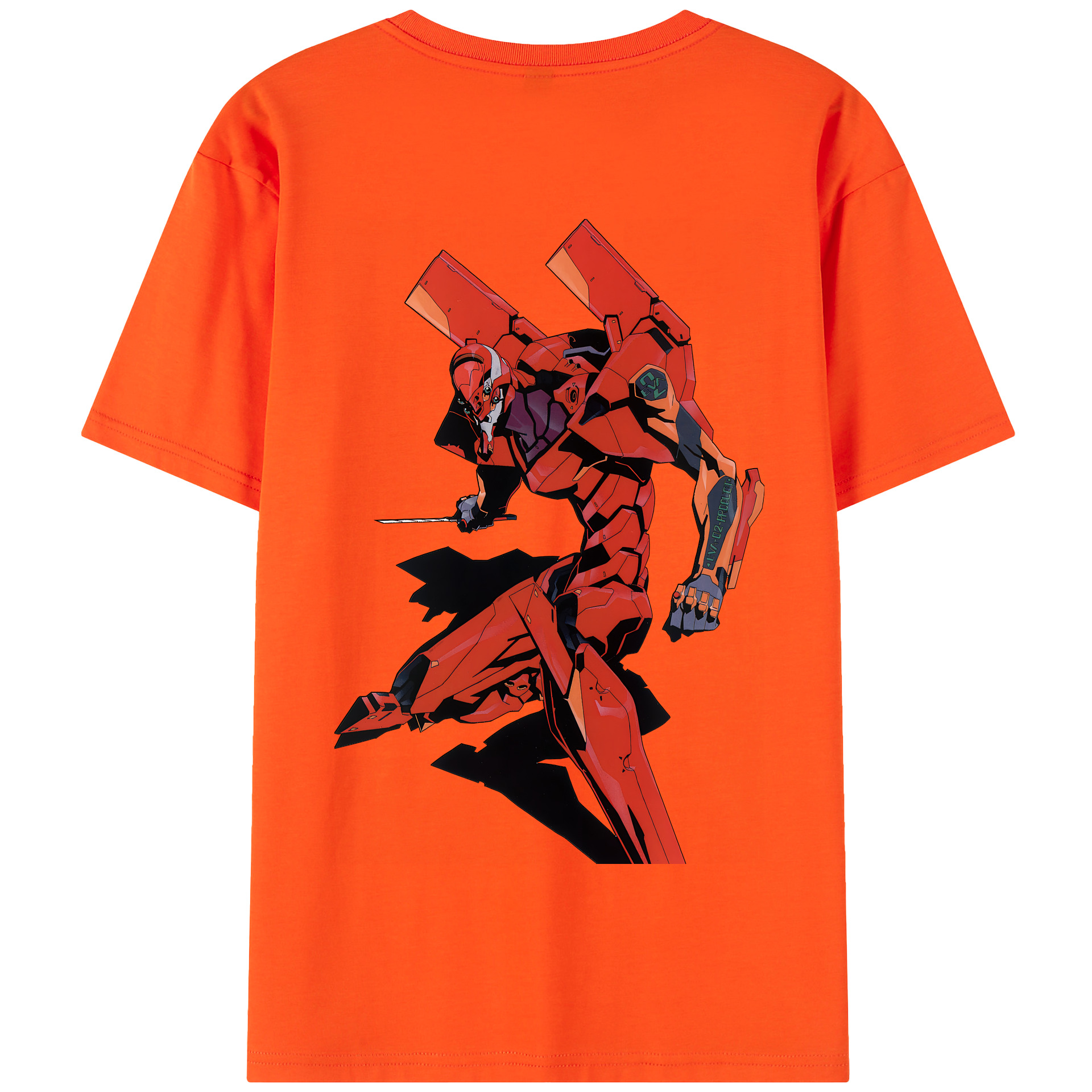 （画像用） EVA 新世紀エヴァンゲリオン 綿100％半袖Tシャツ（背面プリント）