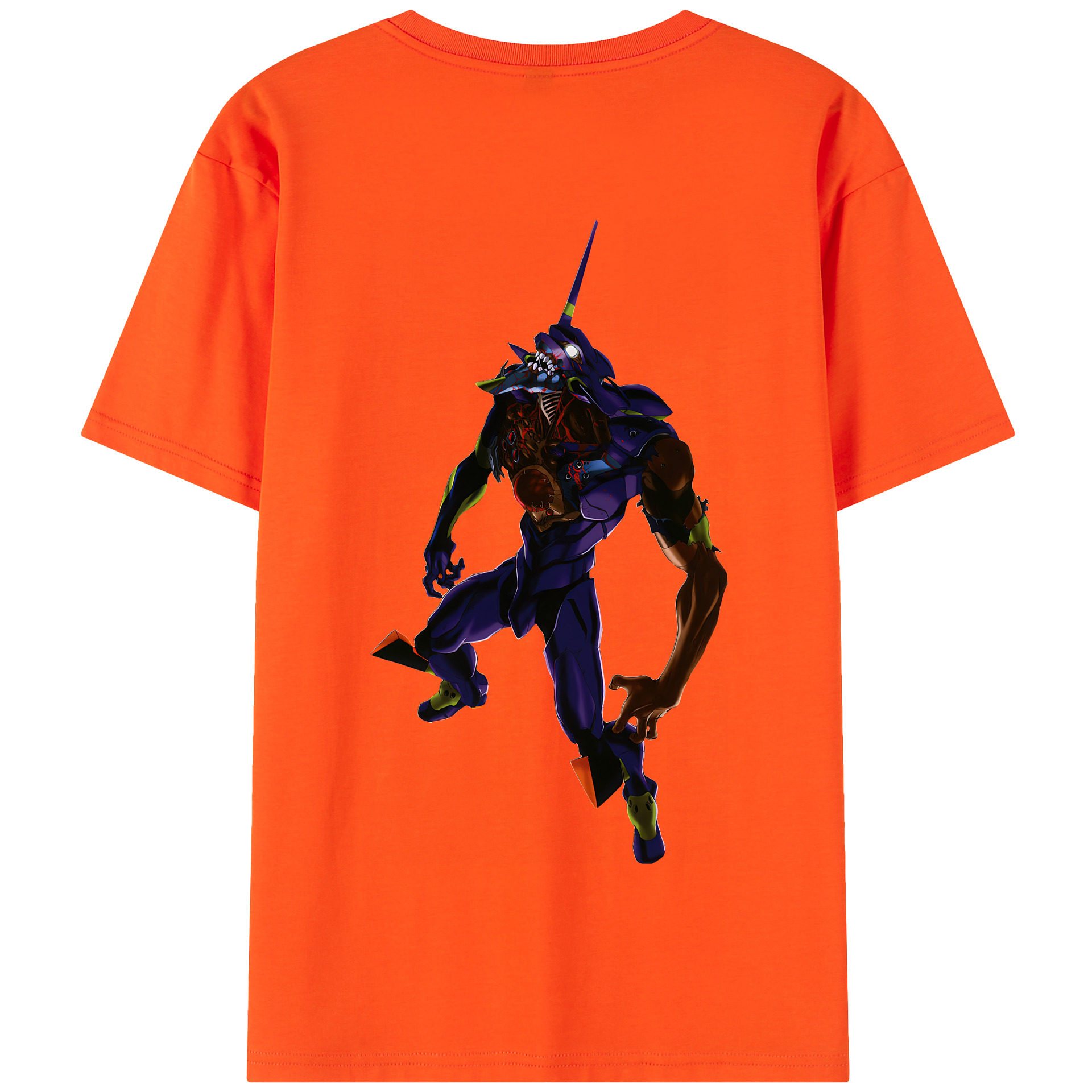 （画像用） EVA 新世紀エヴァンゲリオン 綿100％半袖Tシャツ（背面プリント）